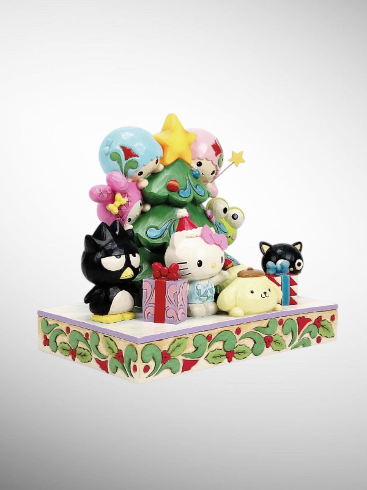 Jim Shore Sanrio Collection - Hello Kitty & Friends Tree Figurine - PREORDER