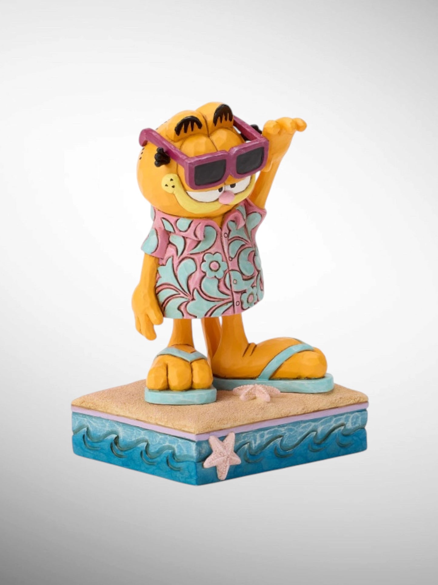 Jim Shore Garfield - Where's the Beach? Hawaiian Figurine - PREORDER
