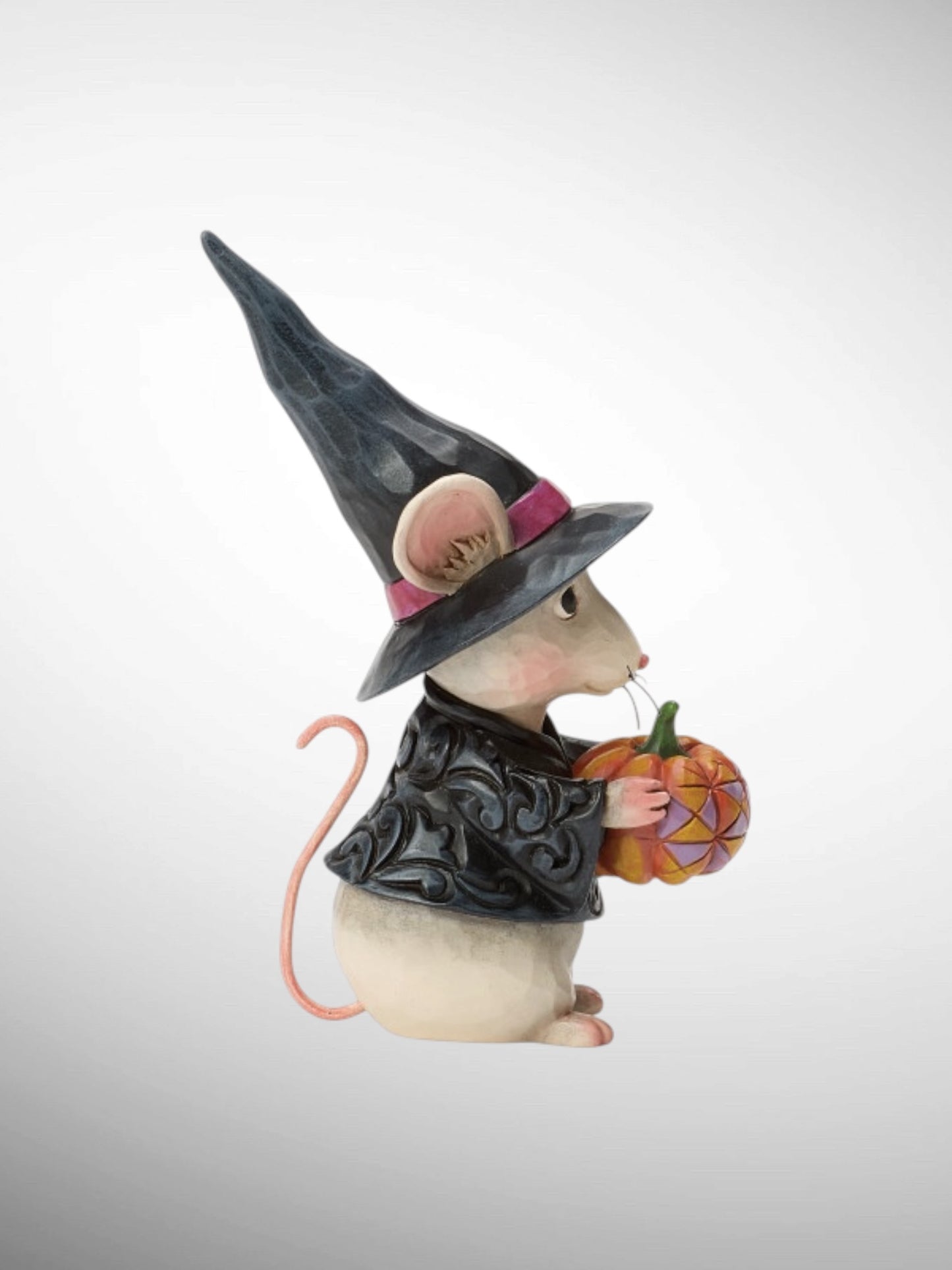 Jim Shore Heartwood Creek - Little Spookster Mouse Witch Halloween Figurine