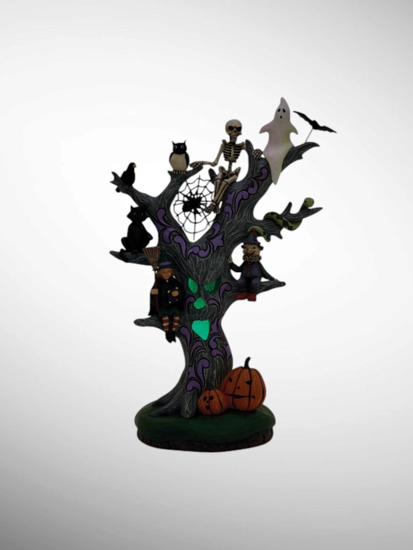 Jim Shore Heartwood Creek - Wicked Woods Scary Tree LED Halloween Figurine