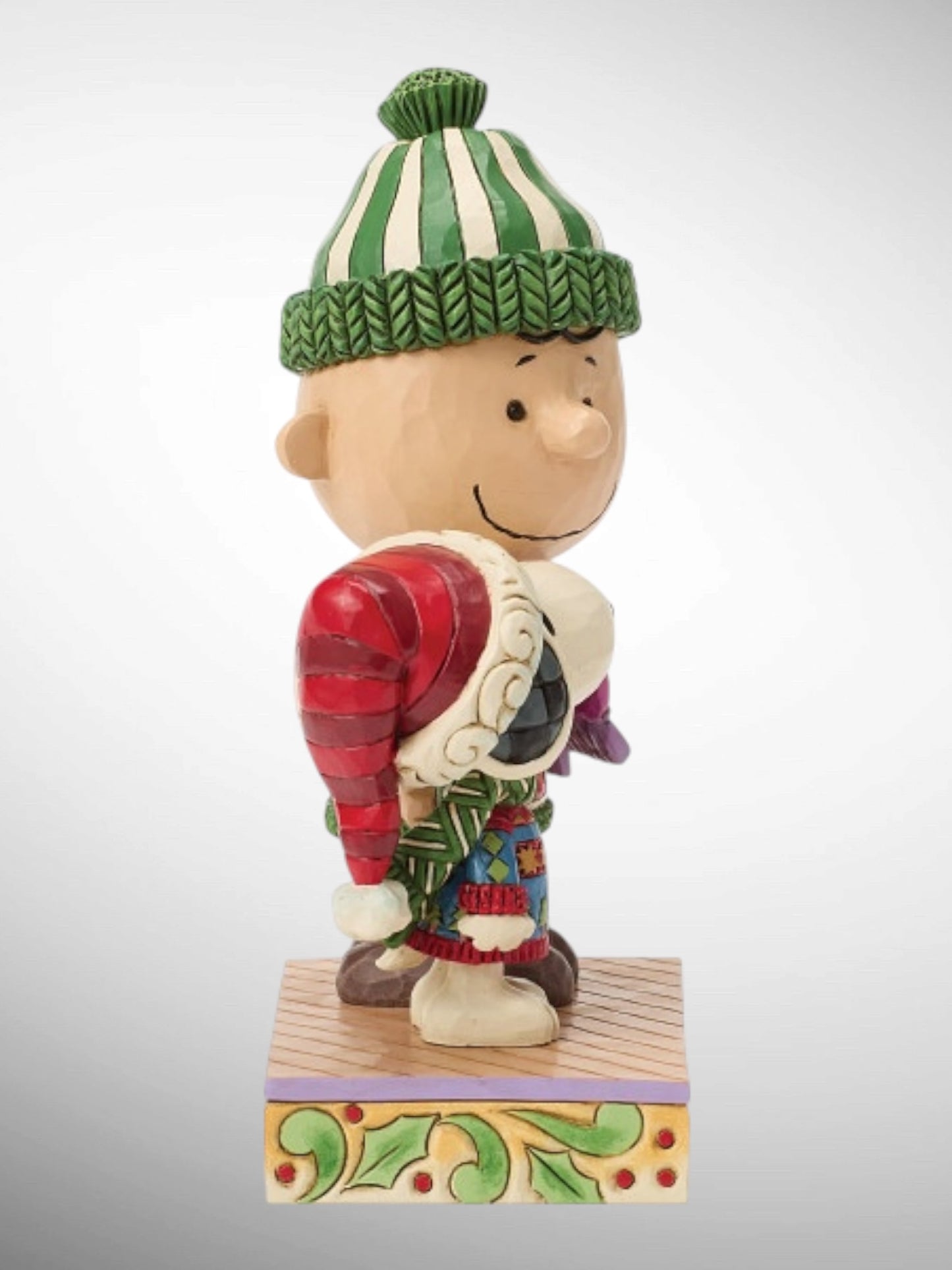 Jim Shore Peanuts - Cozy Christmas Pals Snoopy Charlie Brown Sweaters Figurine - PREORDER