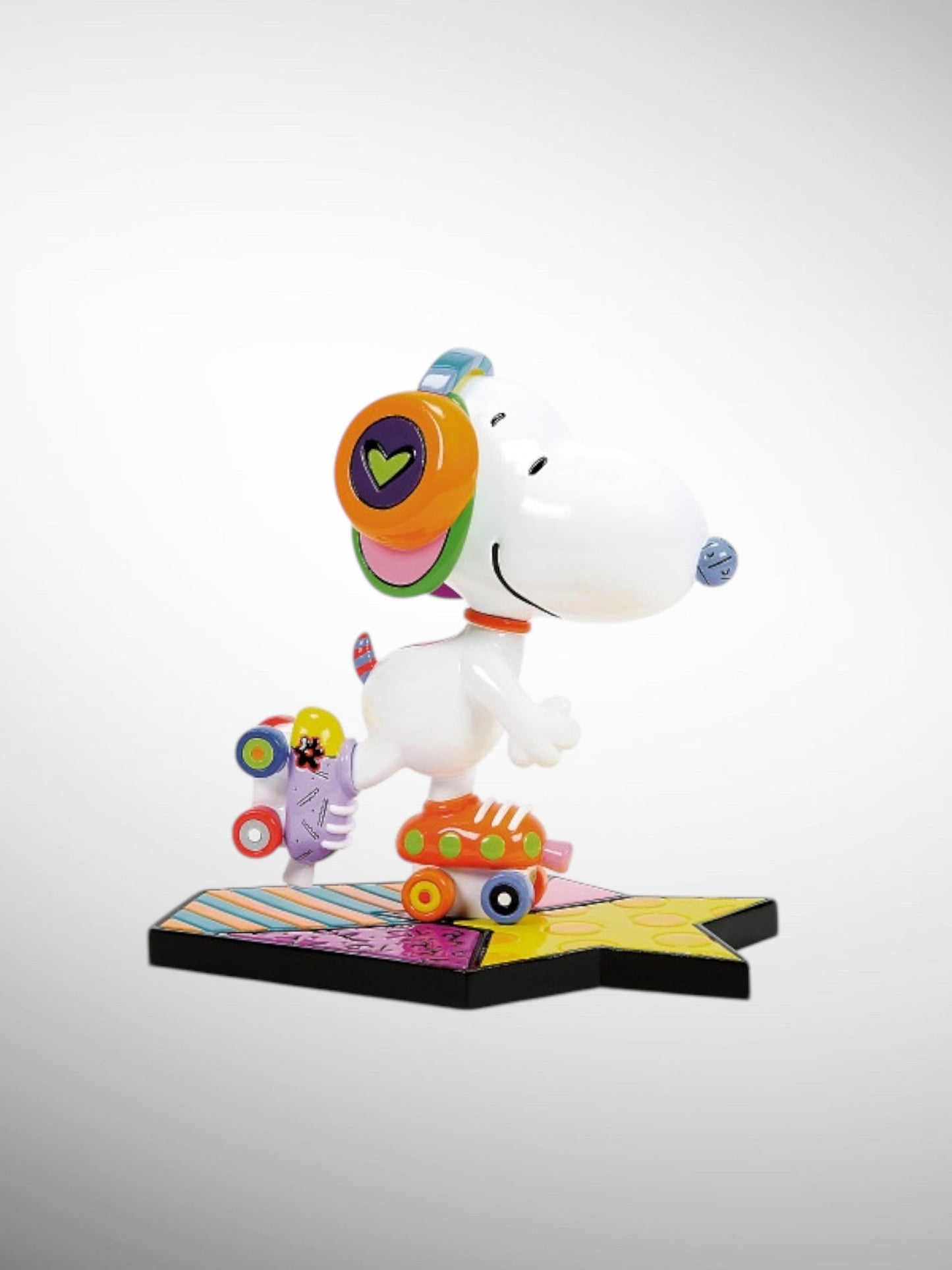 Peanuts by Britto Collection - Snoopy Roller Skate Figurine - PREORDER