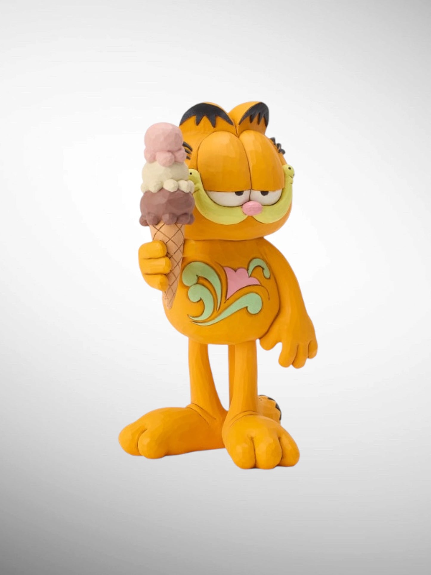 Jim Shore Garfield - The Big Scoop Ice Cream Figurine - PREORDER