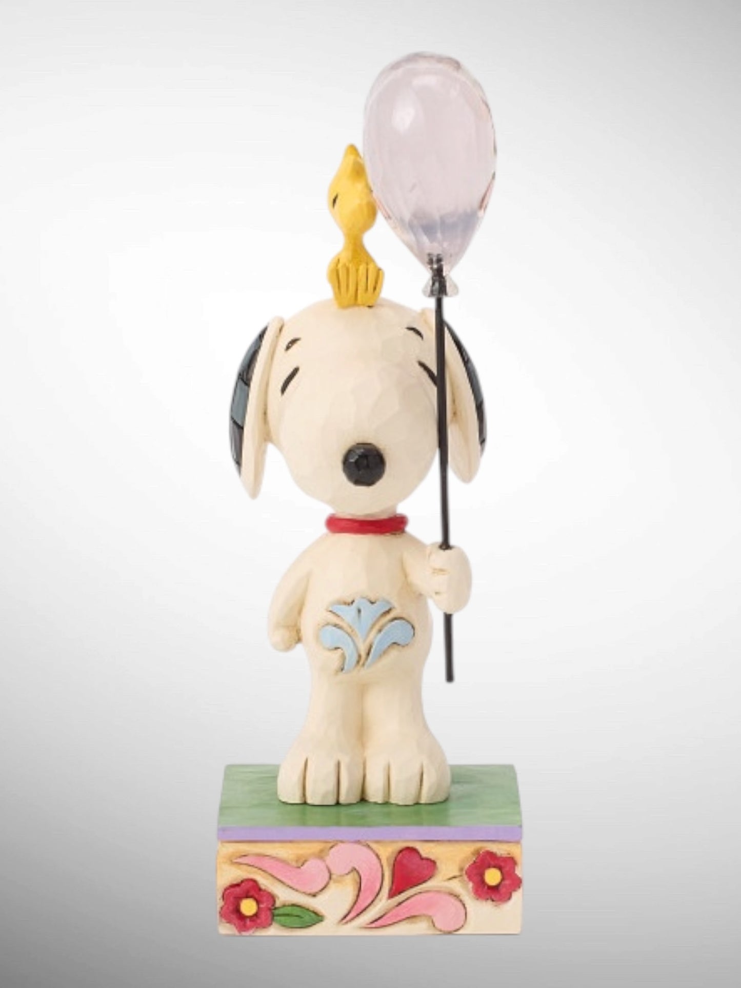 Jim Shore Peanuts - You Make My Heart Float Snoopy Woodstock Love Balloon Figurine - PREORDER