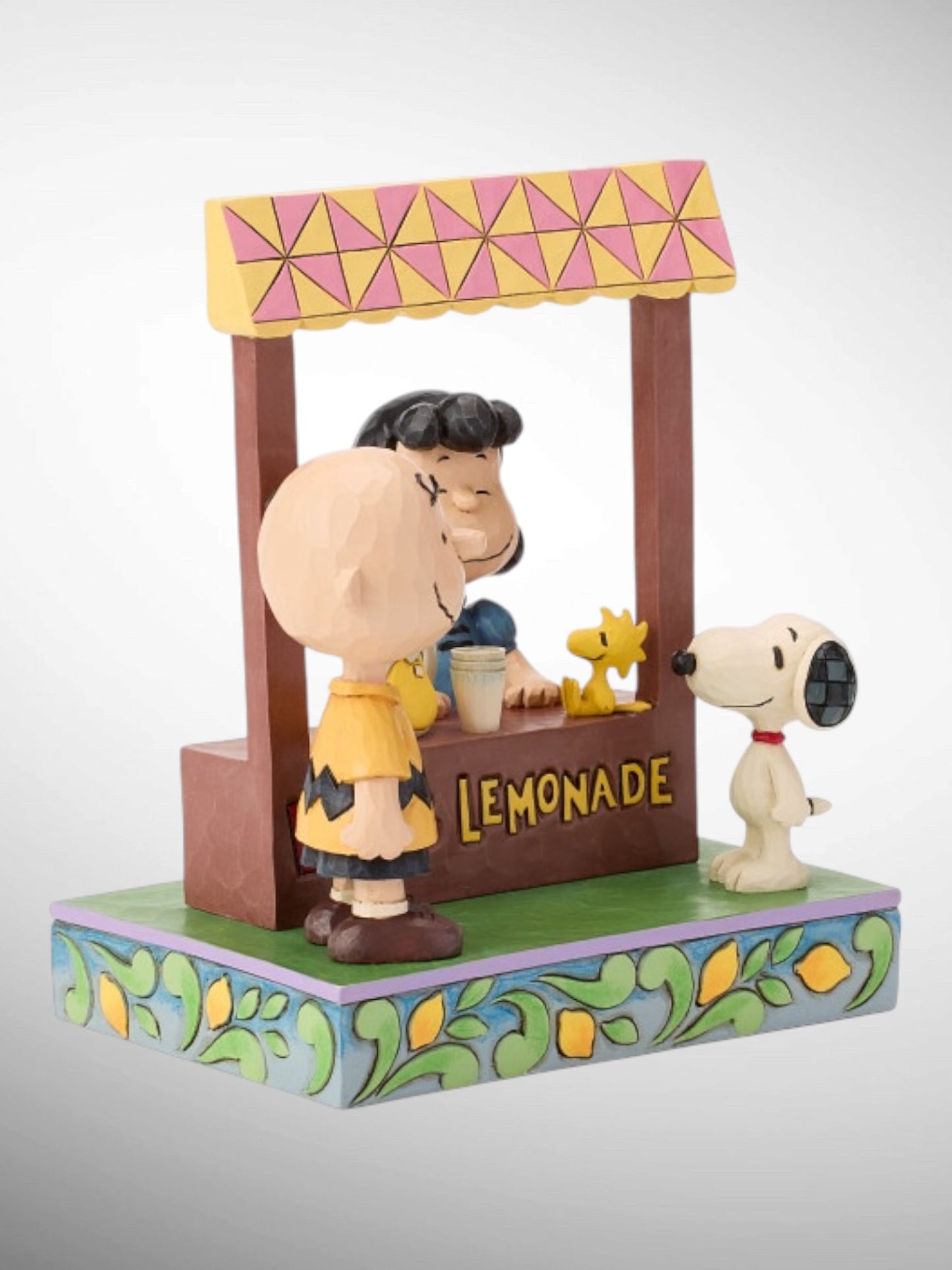 Jim Shore Peanuts - Lucy's Lemonde Snoopy Charlie Brown Woodstock Figurine - PREORDER