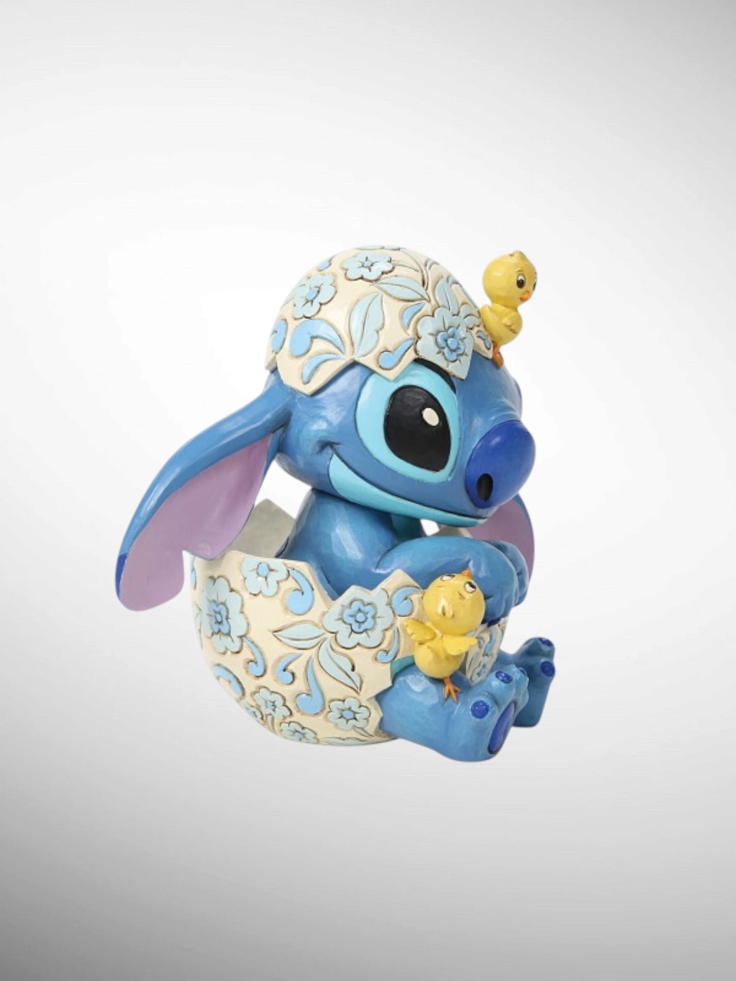 Jim Shore Disney Traditions - You Crack Me Up Stitch Easter Egg Chicks Figurine - PREORDER