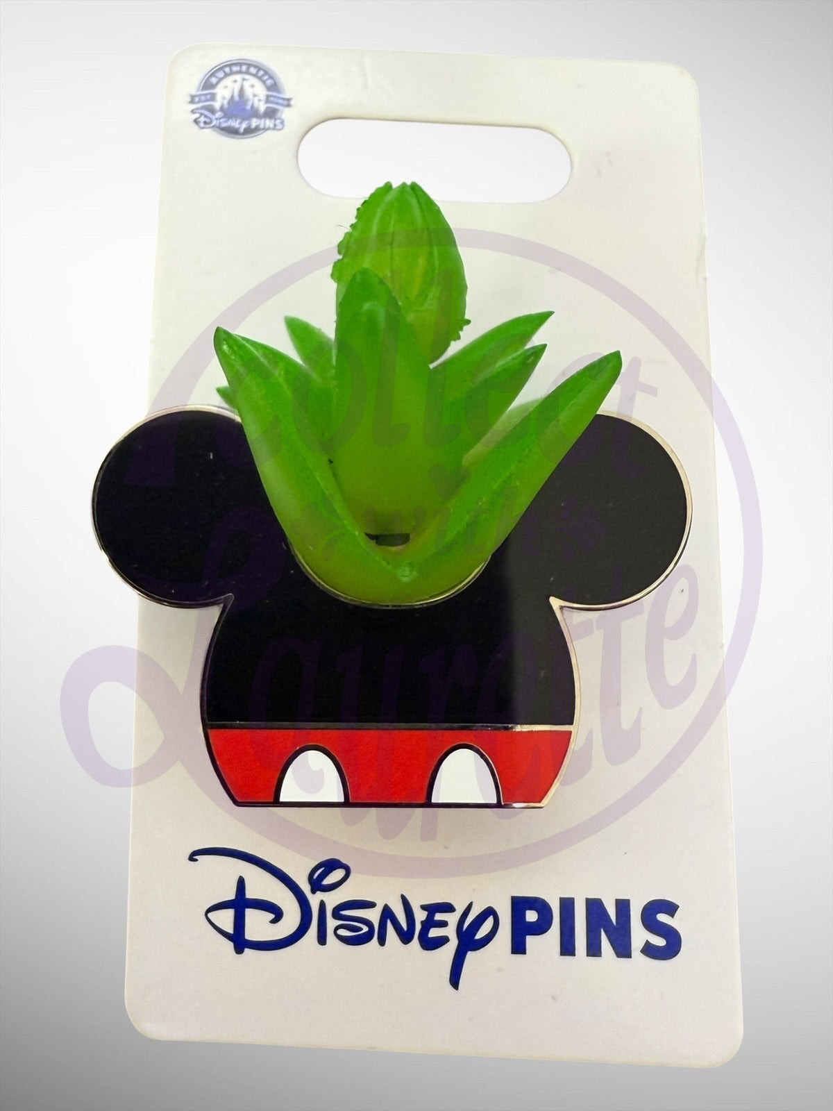 Disney Parks Pin Trading Collection - Mickey Mouse Succulent Pin