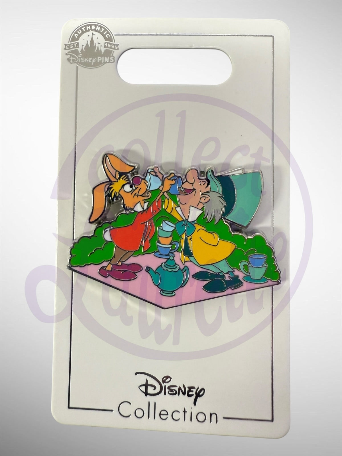 Disney Parks Pin Trading Collection - Mad Hatter March Hare Alice Pin