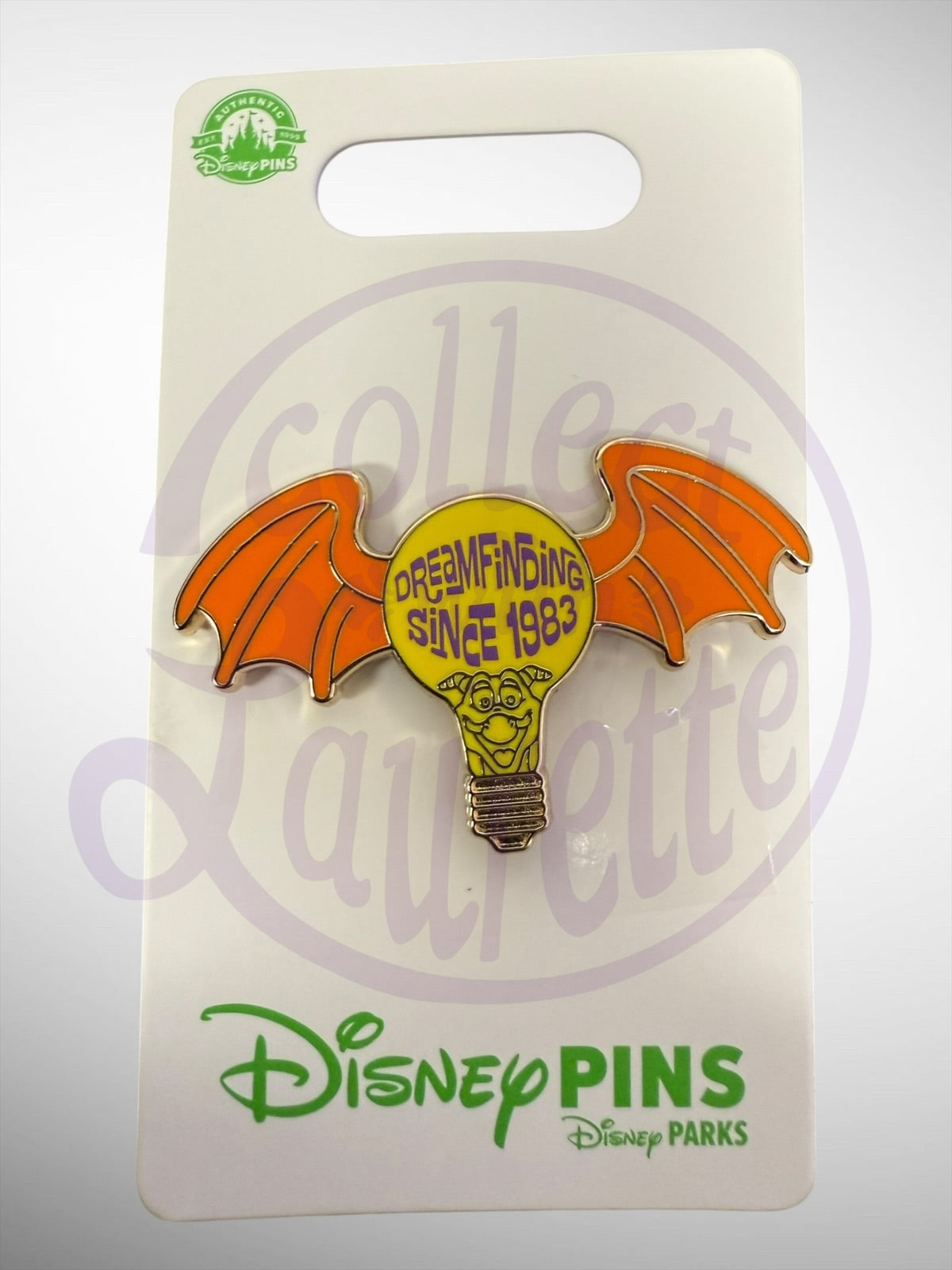 Disney Parks Pin Trading Collection - Figment Dreamfinding Lightbulb Pin