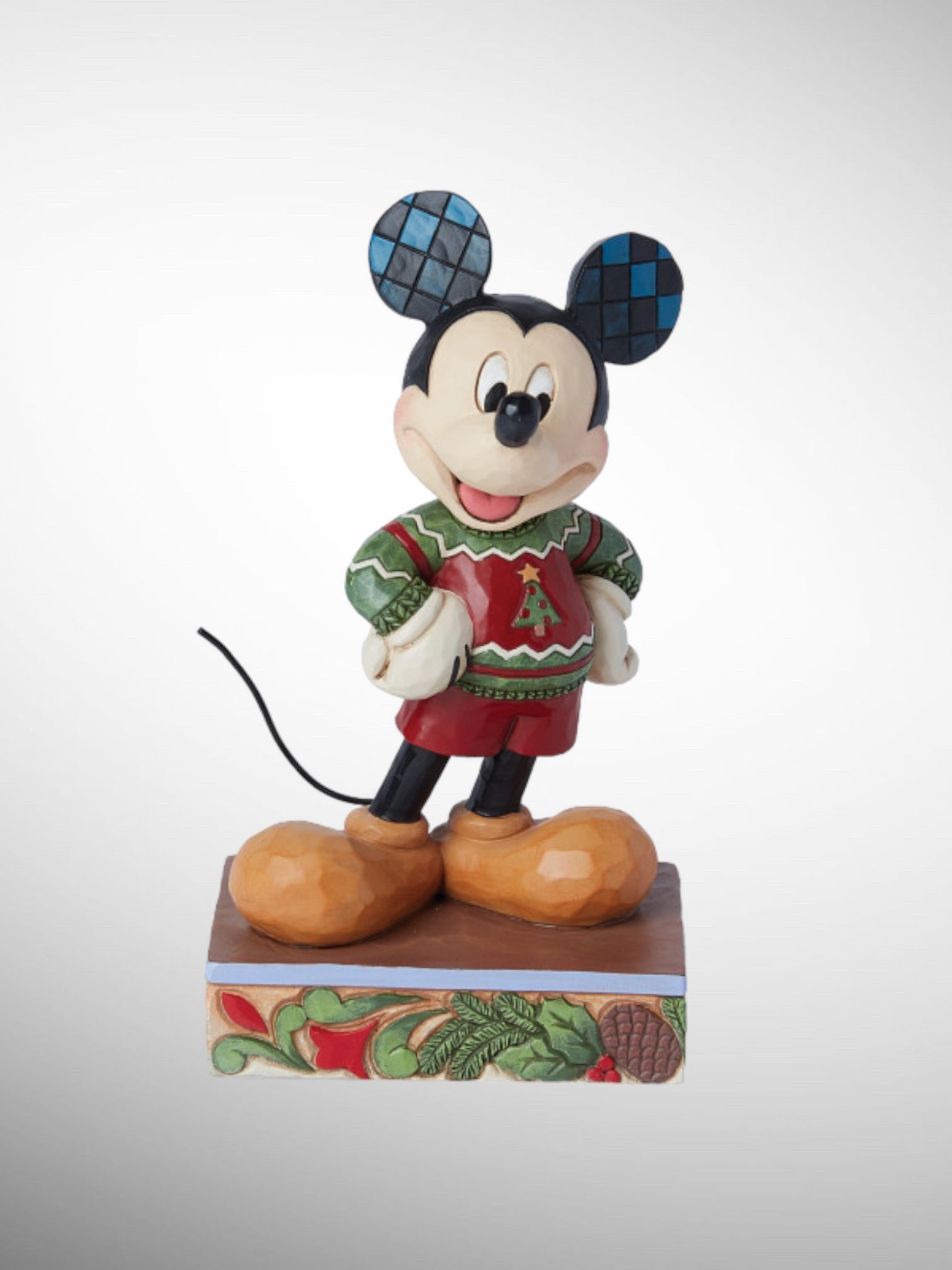 Jim Shore Disney Traditions All Decked Out Mickey Ugly Sweater Chris Collect with Laurette LLC