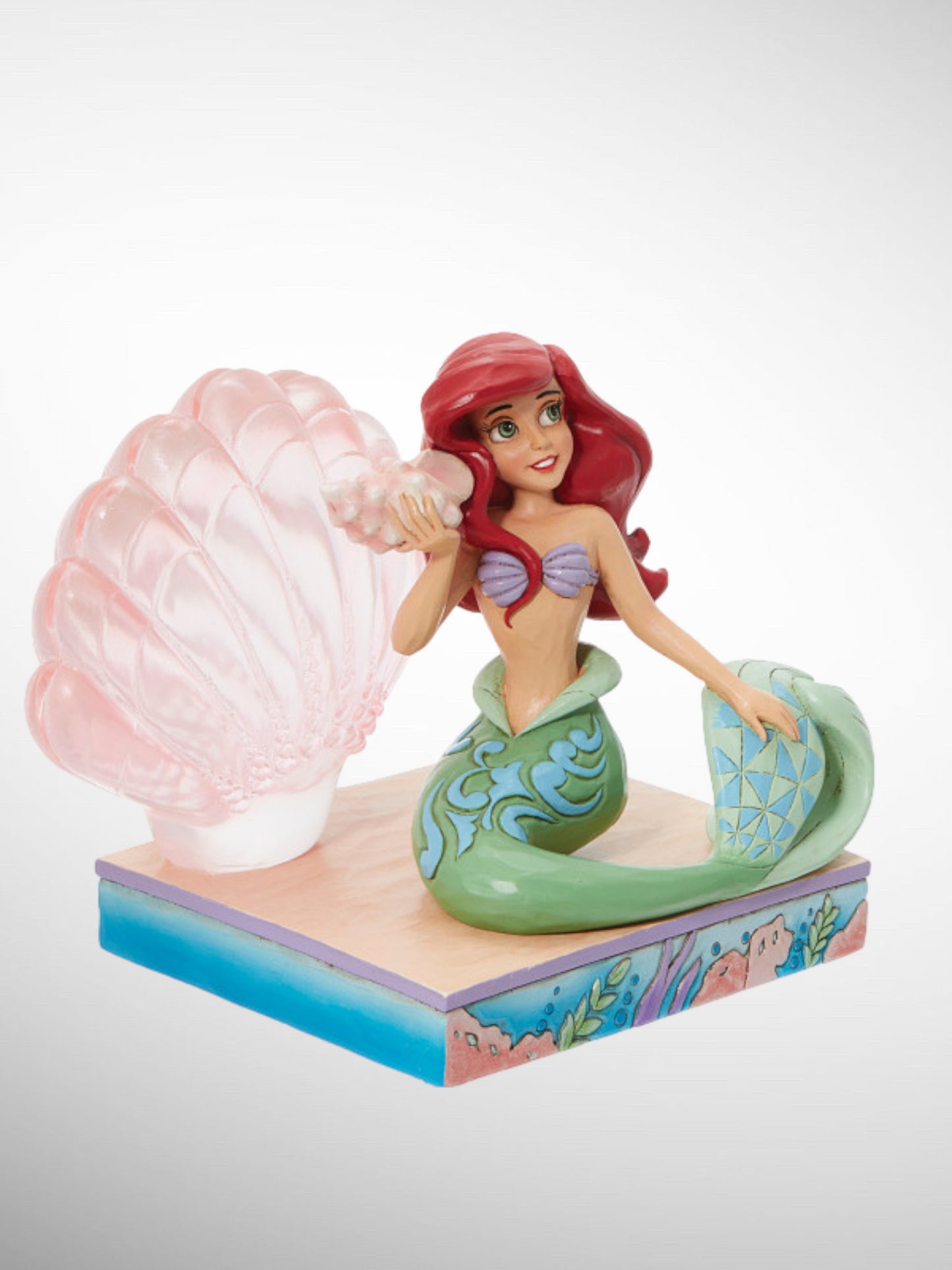 Jim Shore Disney Traditions - A Tail of Love Ariel Little Mermaid Shell Figurine