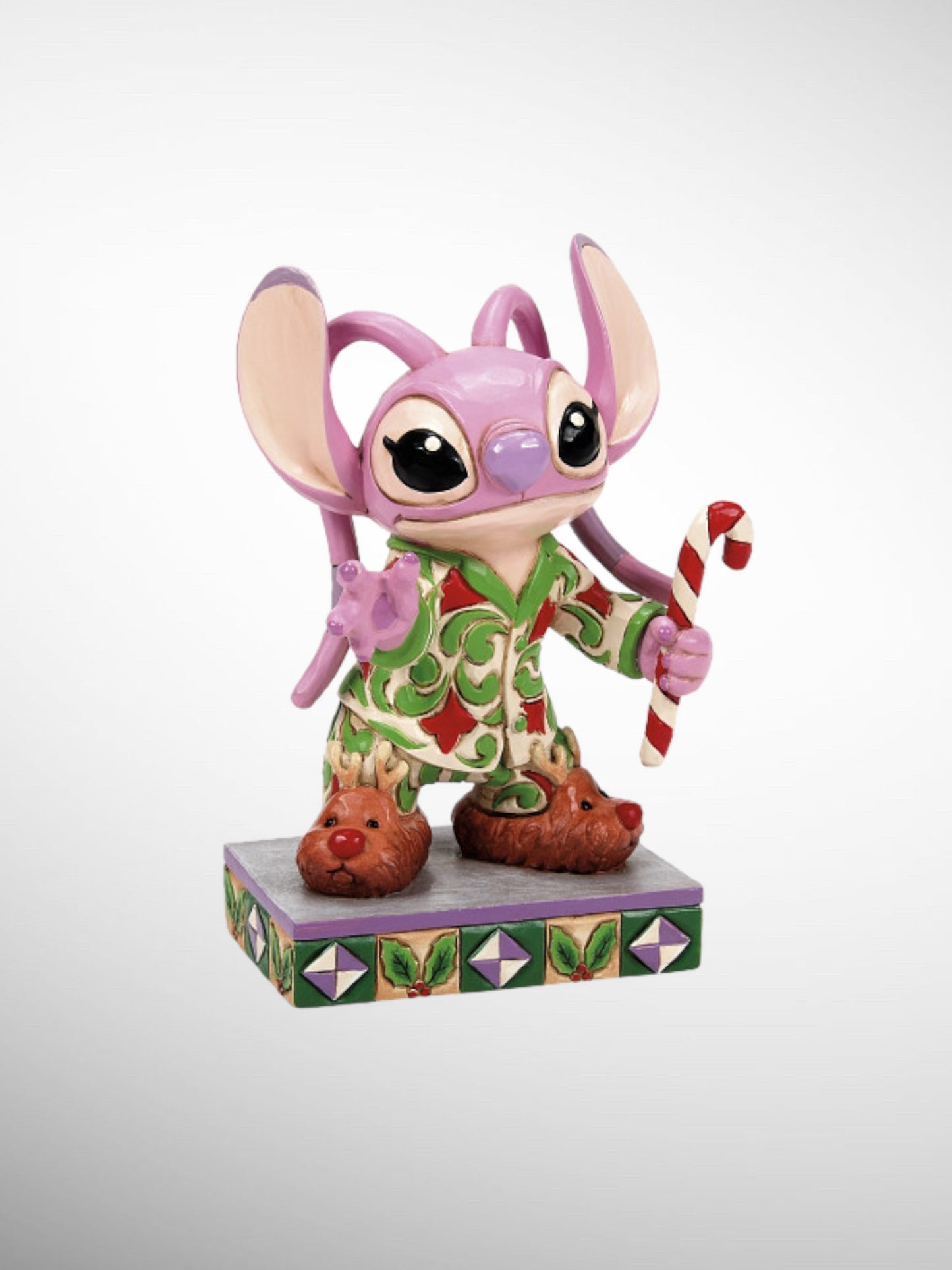 Jim Shore Disney Traditions - Christmas Dreams Holiday Angel Personality Pose Lilo and Stitch Figurine