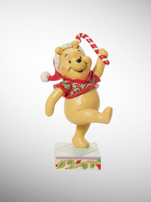 Jim Shore Disney Traditions - Christmas Sweetie Winnie the Pooh Figurine