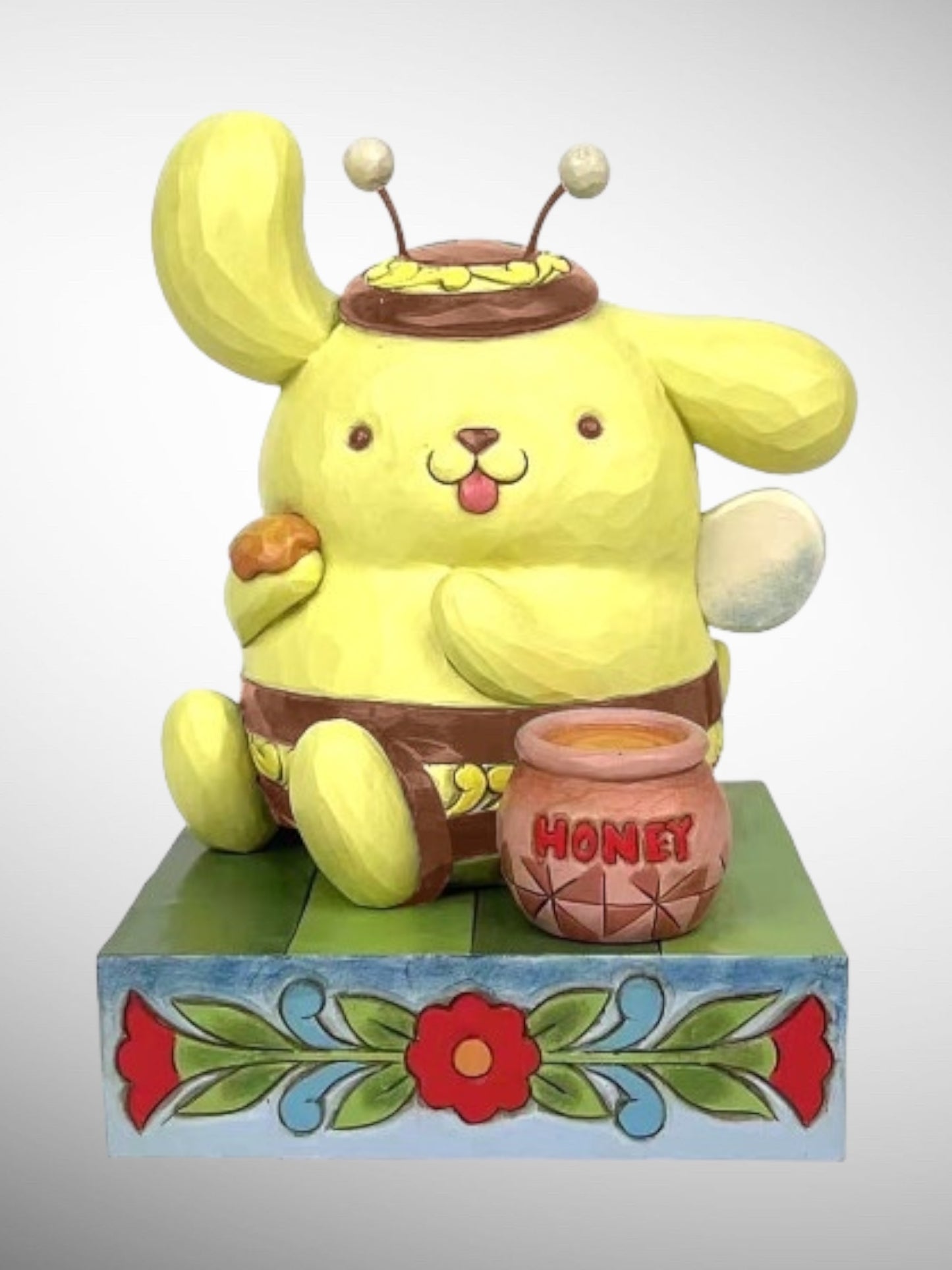 Jim Shore Sanrio Collection - Pompompurin Bumble Bee Figurine