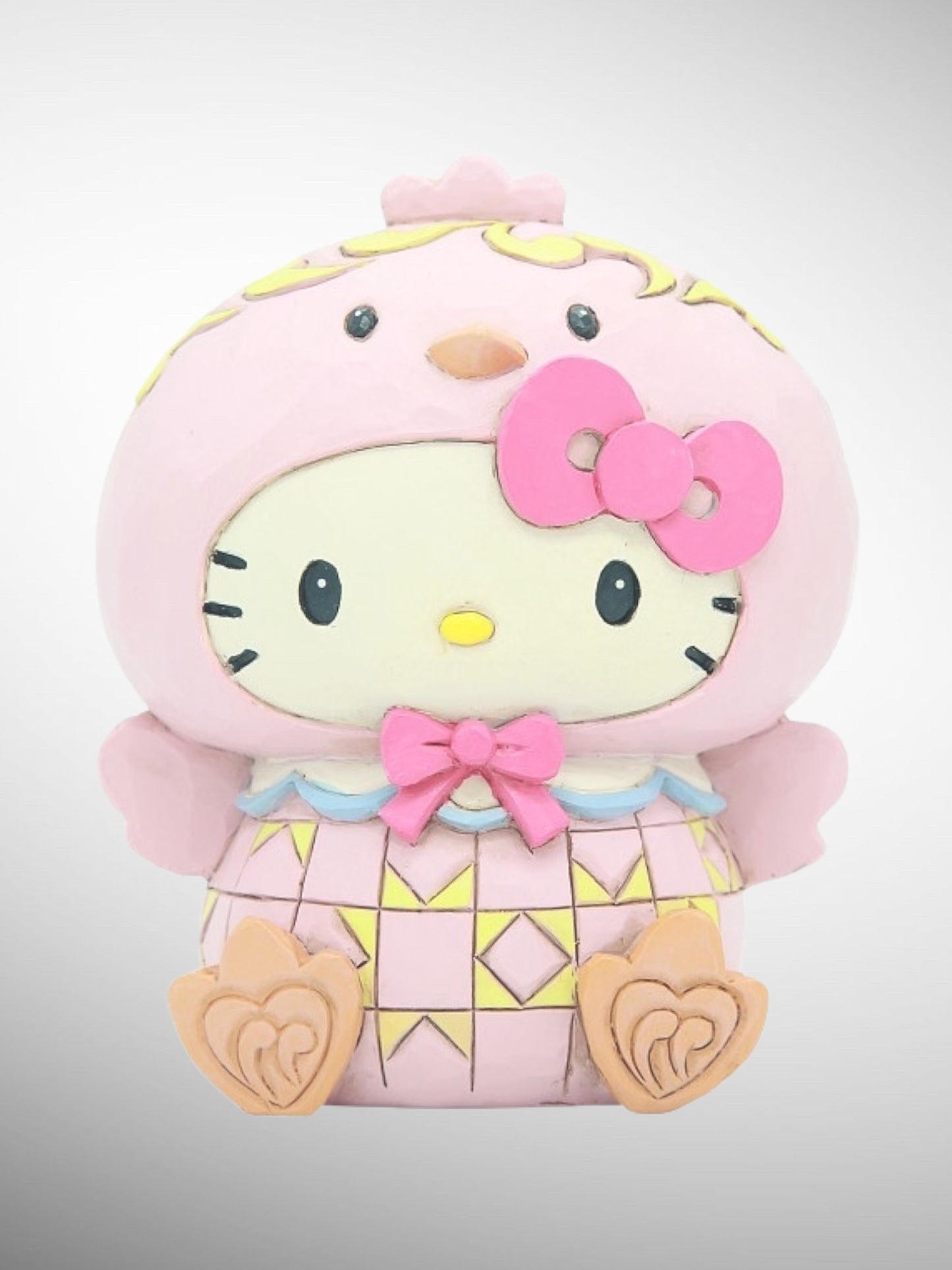 Jim Shore Sanrio Collection - Hello Kitty Easter Chick Mini Figurine