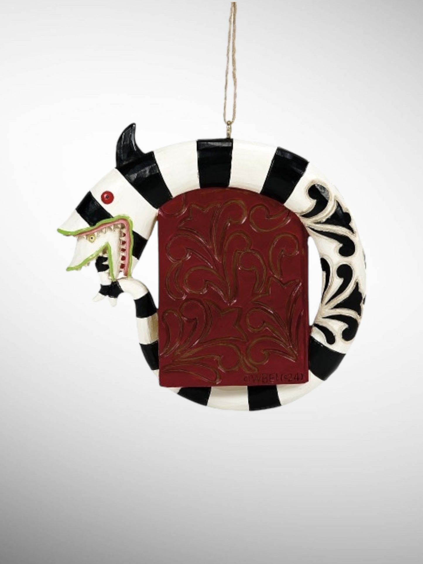 Jim Shore Beetlejuice - Sand Worm and Book Ornament