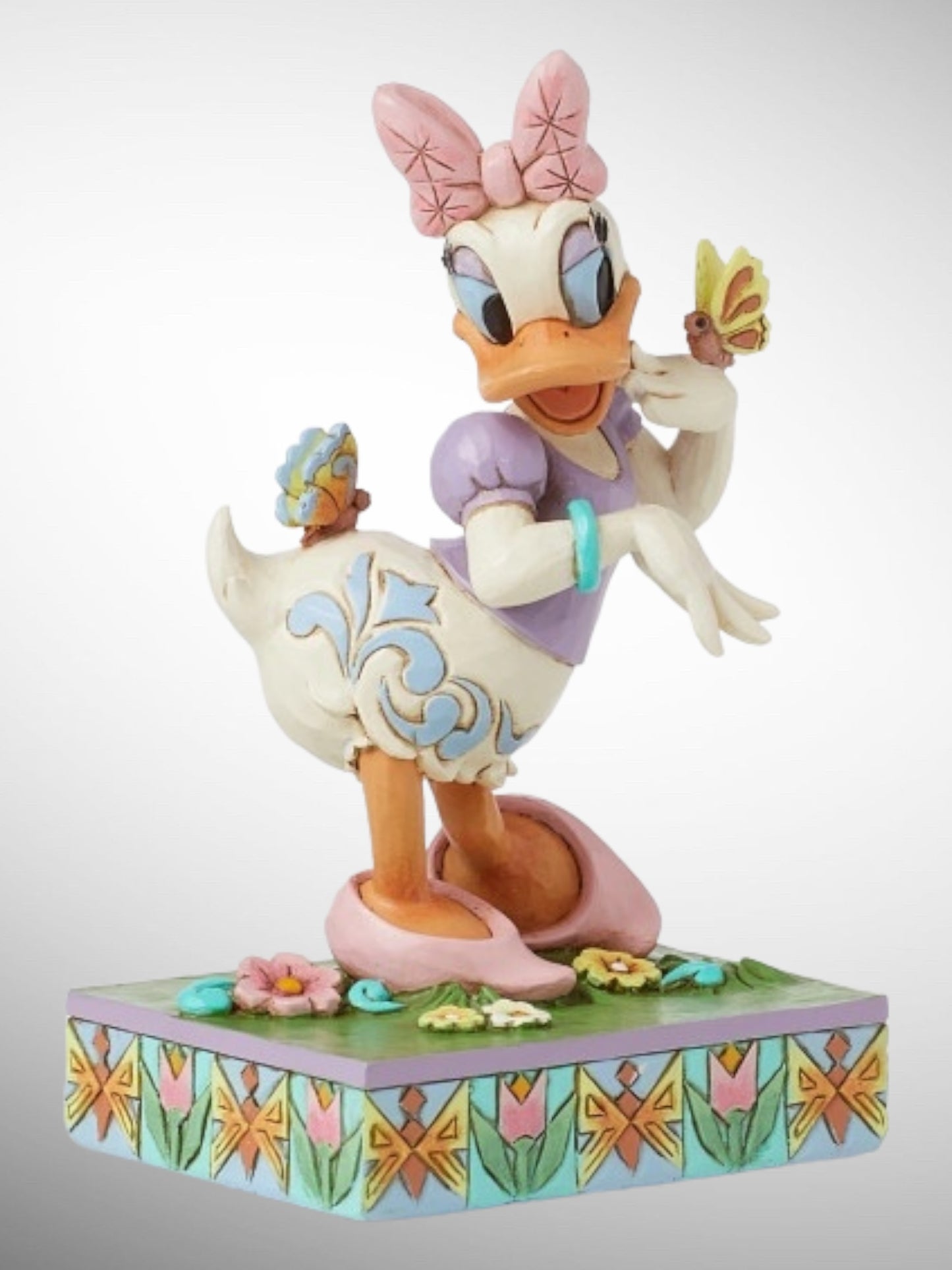 Jim Shore Disney Traditions - Blooms and Butterflies Daisy Duck Figurine