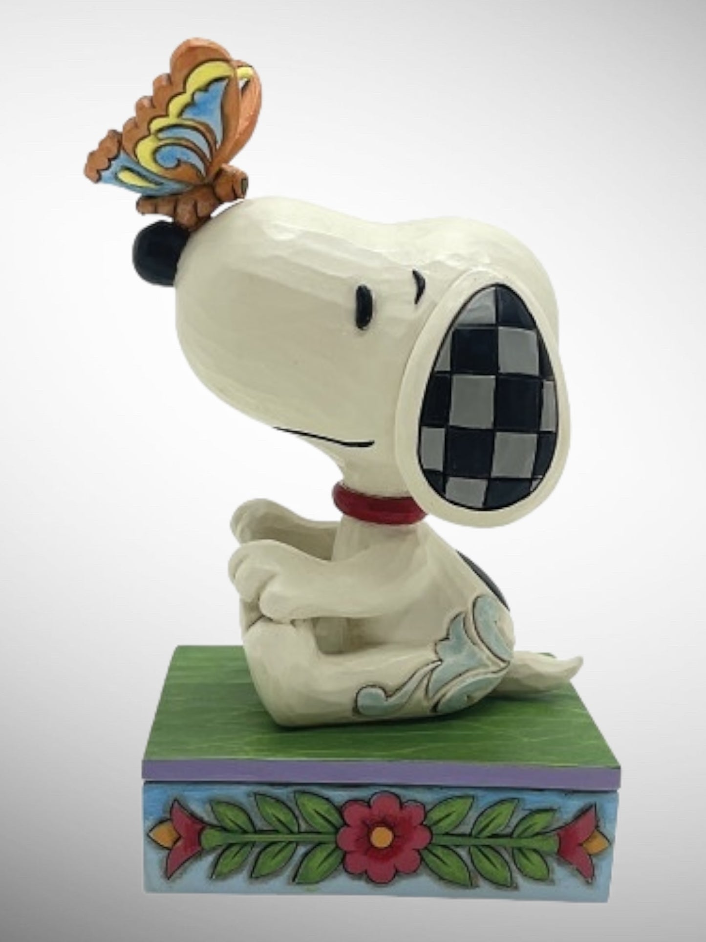 Jim Shore Peanuts - The Perfect Landing Snoopy Butterfly Figurine
