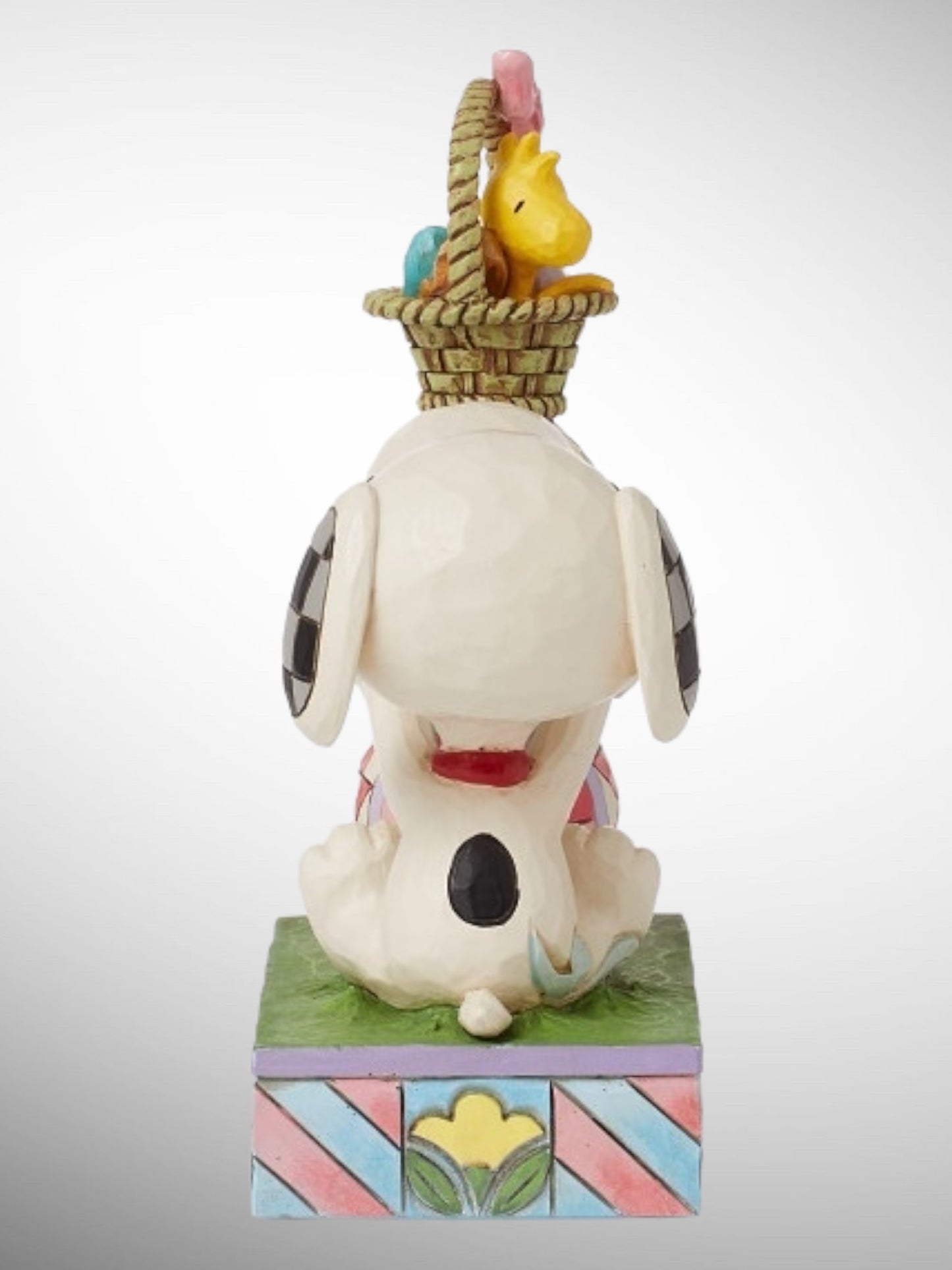 Jim Shore Peanuts - Eggcellent Tower Snoopy Woodstock Easter Figurine