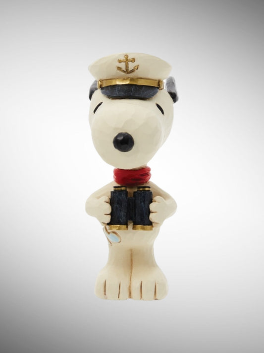 Jim Shore Peanuts - Snoopy Sailor Captain Mini Figurine