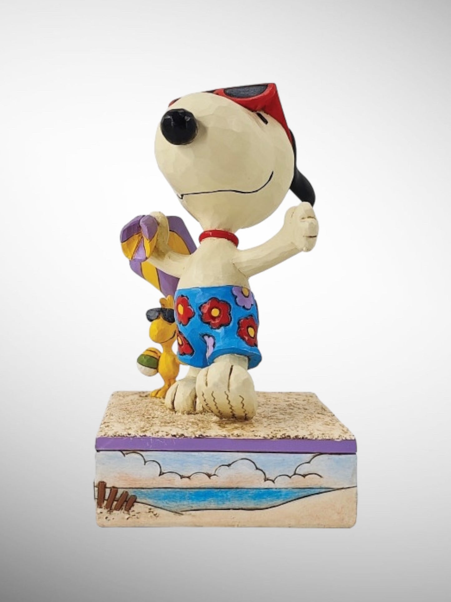 Jim Shore Peanuts - Beach Buddies Snoopy Woodstock Summer Figurine