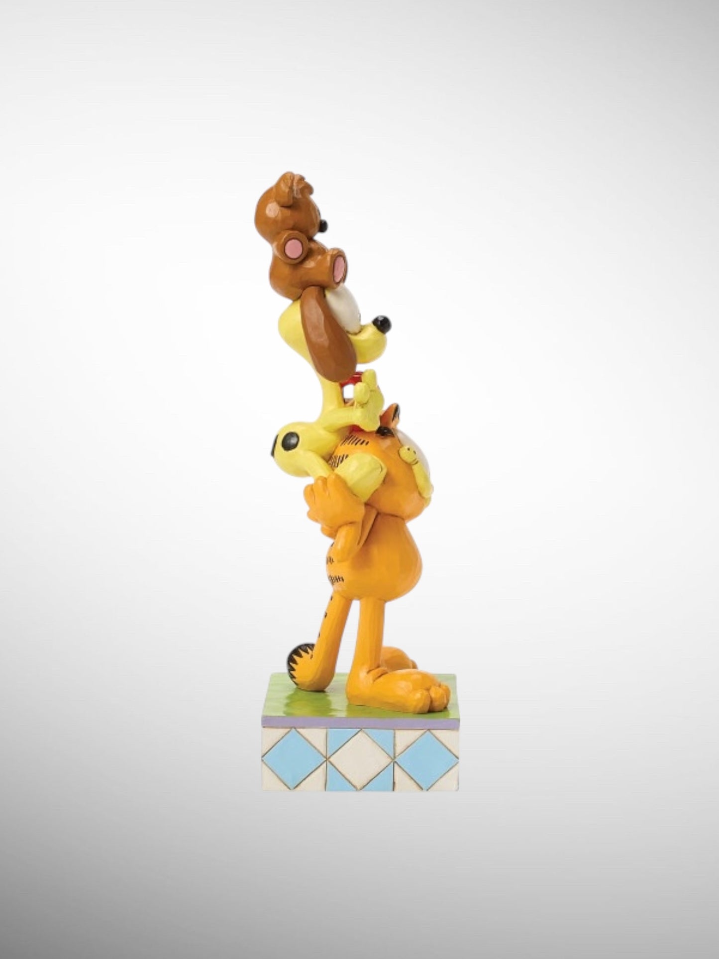 Jim Shore Garfield - Friends Fur-Ever Odie Pooky Stack Figurine - PREORDER