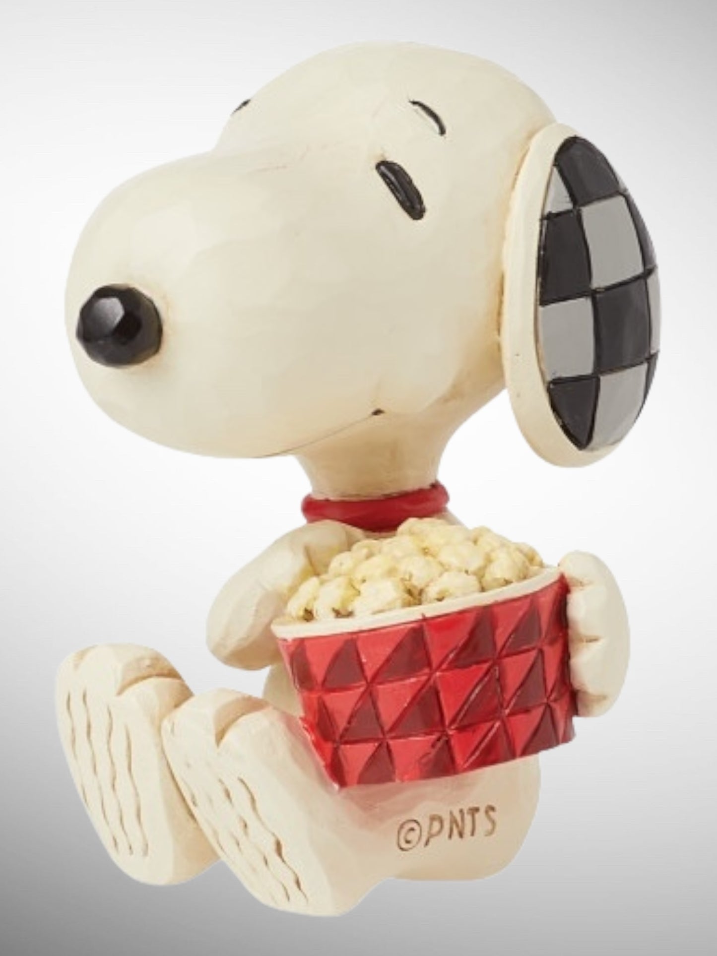 Jim Shore Peanuts - Snoopy Popcorn Mini Figurine