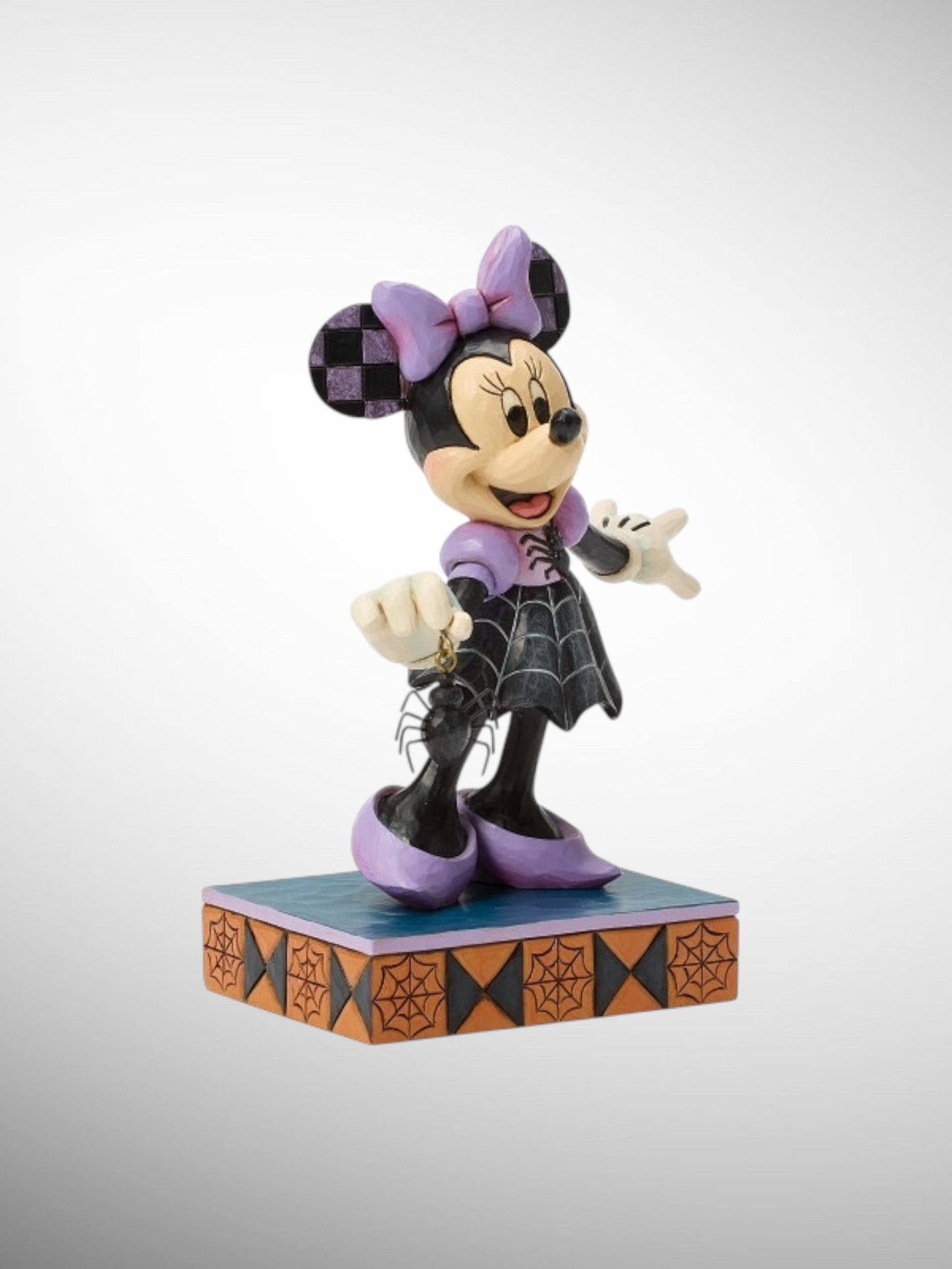 Jim Shore Disney Traditions - Web-tastic Halloween Minnie Mouse Figurine - PREORDER