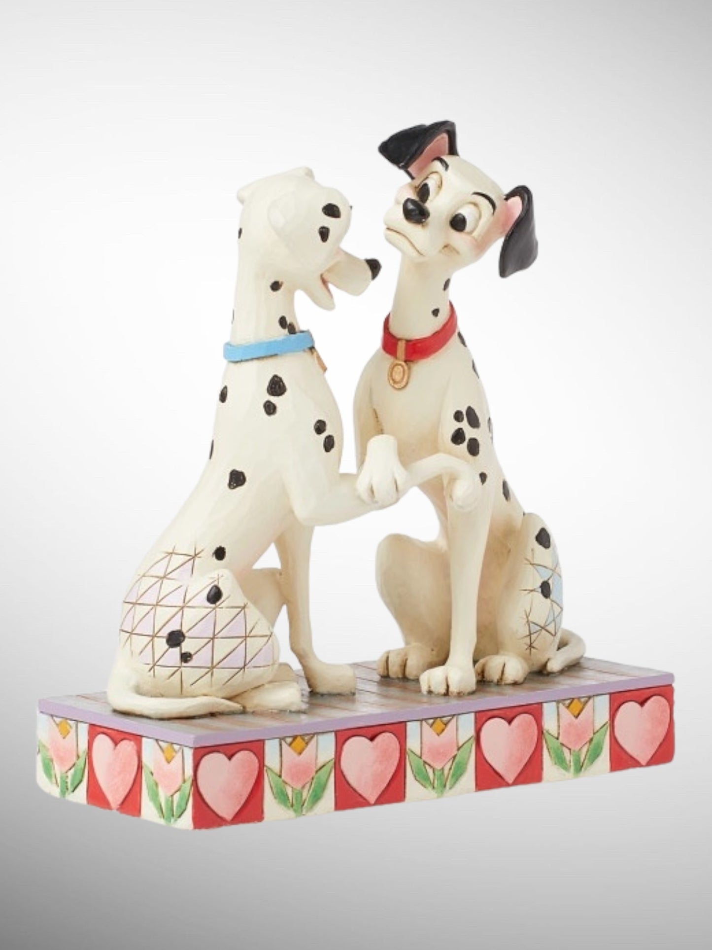 Jim Shore Disney Traditions - 101 Ways to Love You Pongo Perdita Dalmatians Figurine
