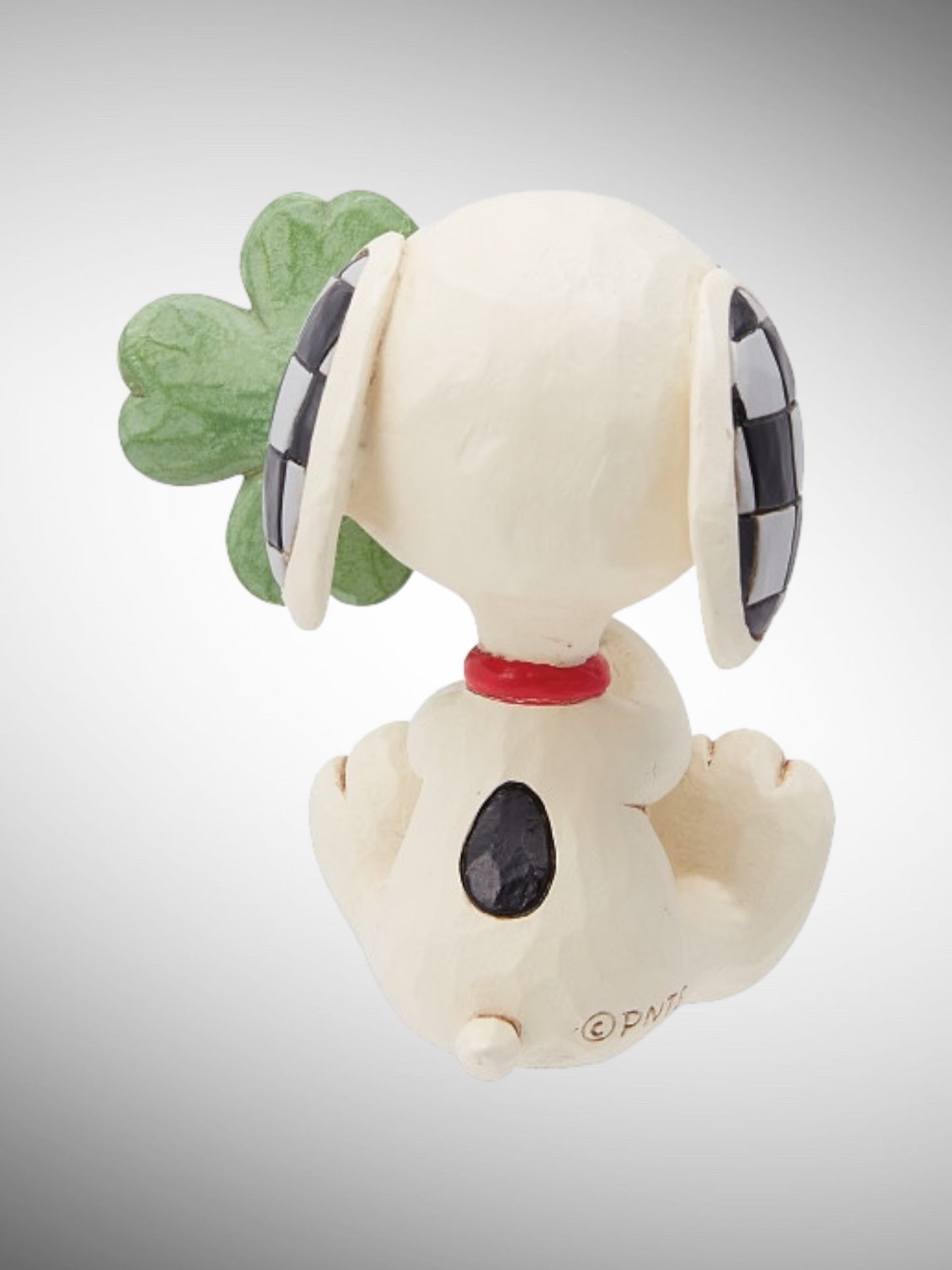 Jim Shore Peanuts - Snoopy with Clover Shamrock St. Patrick's Day Irish Mini Figurine