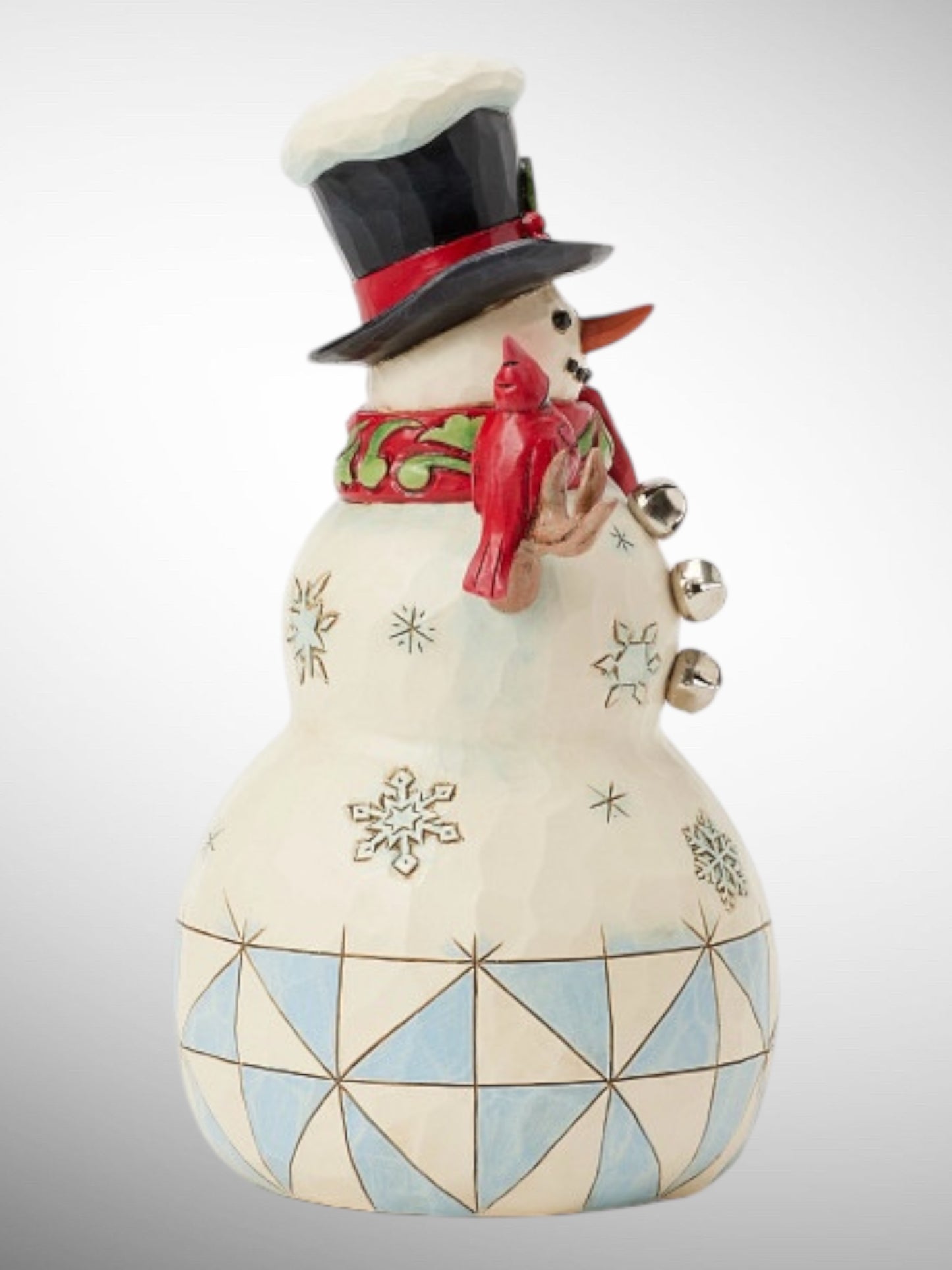 Jim Shore Heartwood Creek - Decembrrr Chill Snowman Cardinal Twig Christmas Figurine - PREORDER