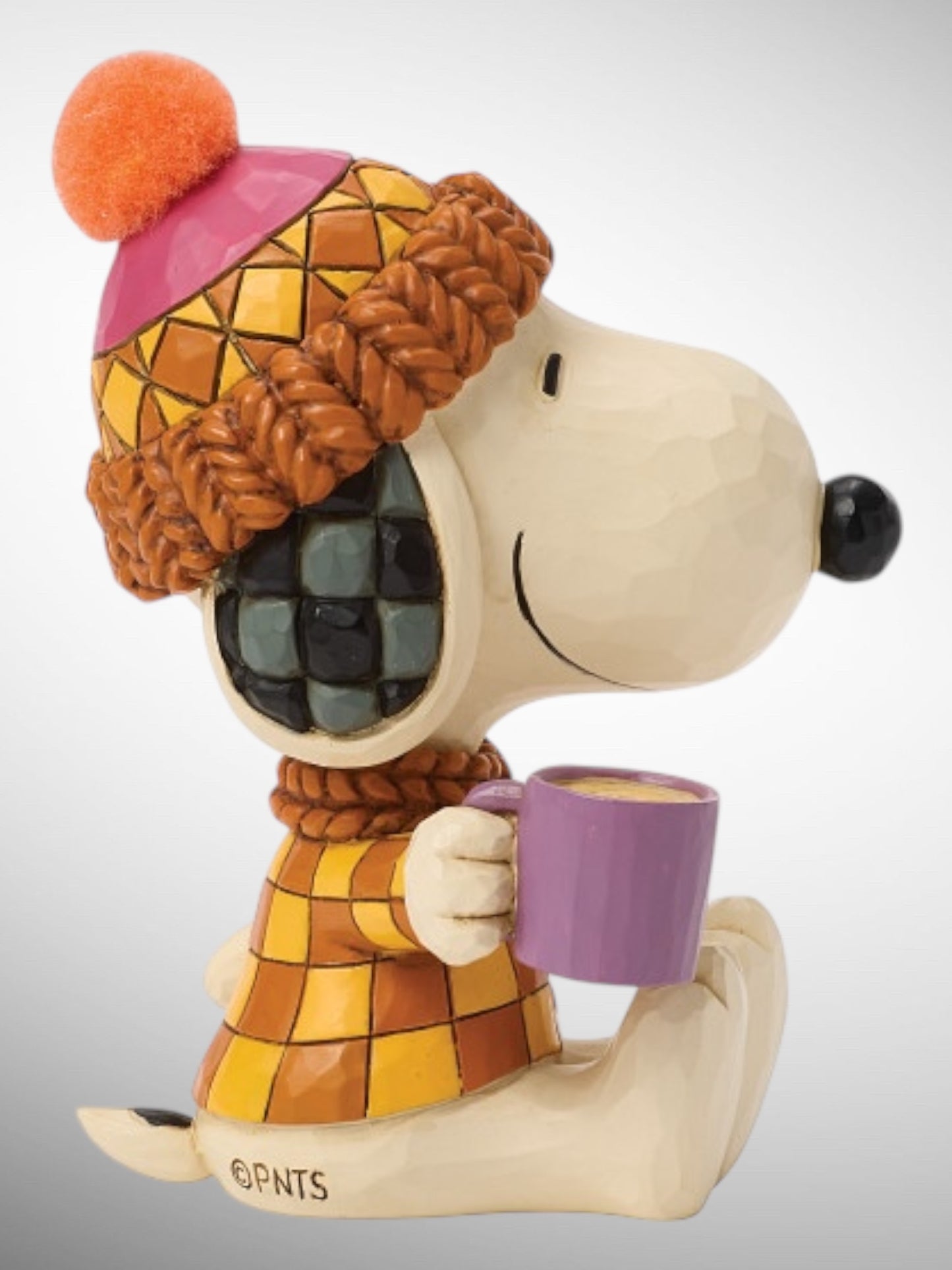Jim Shore Peanuts - Taste of Fall Snoopy Mug Figurine - PREORDER