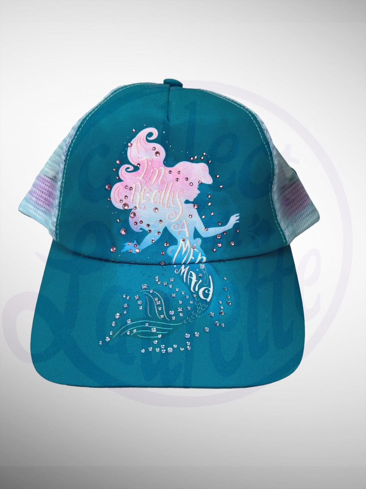 Disney Parks Baseball Hat Adult Size Ariel The Little Mermaid Collect with Laurette LLC