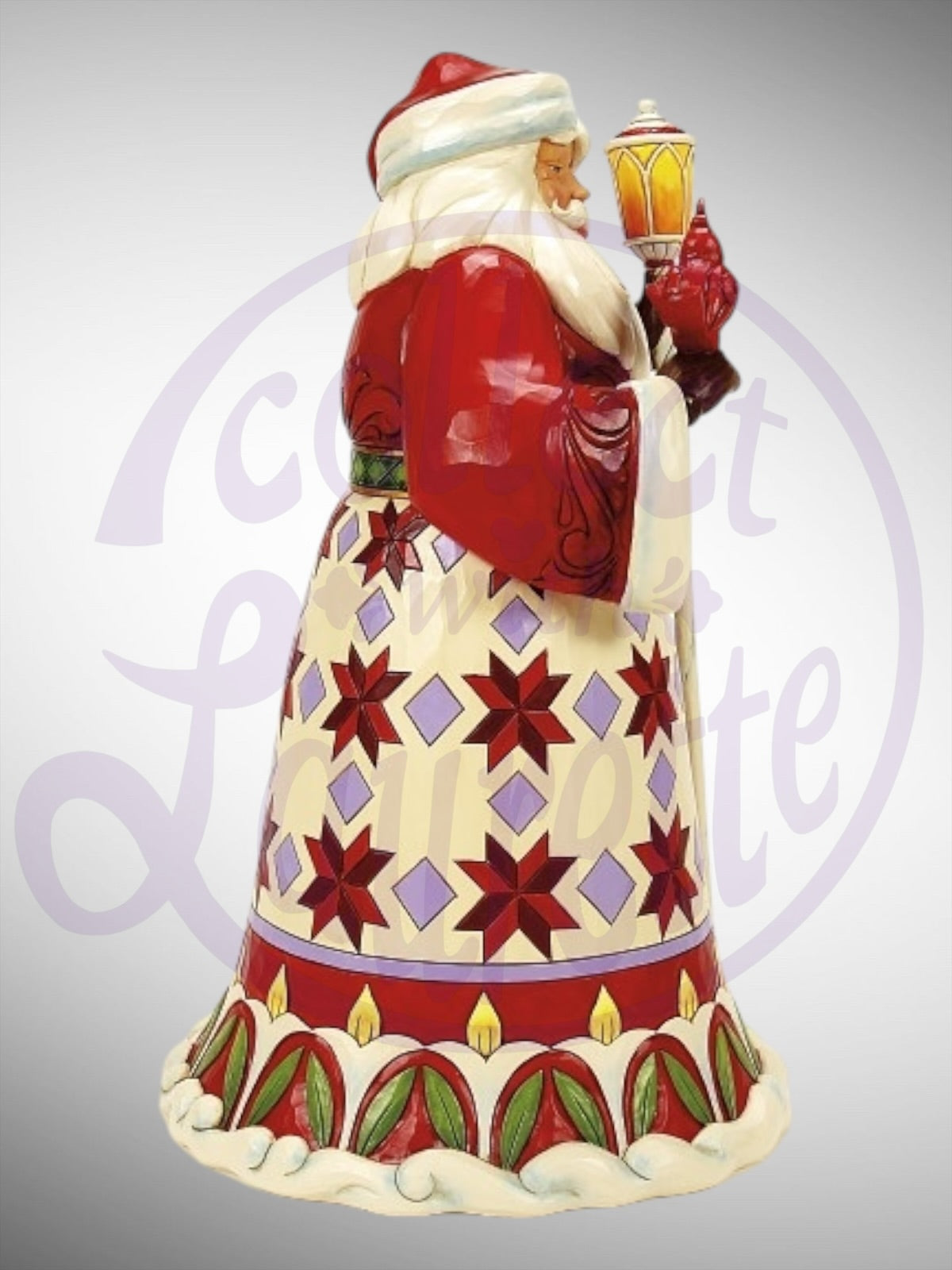 Jim Shore Heartwood Creek - Spreading Christmas Cheer Santa Cardinal Figurine