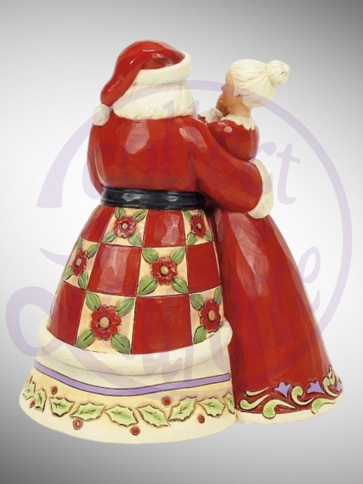 Jim Shore Heartwood Creek - Holiday Dance Santa and Mrs. Claus Figurine - PREORDER