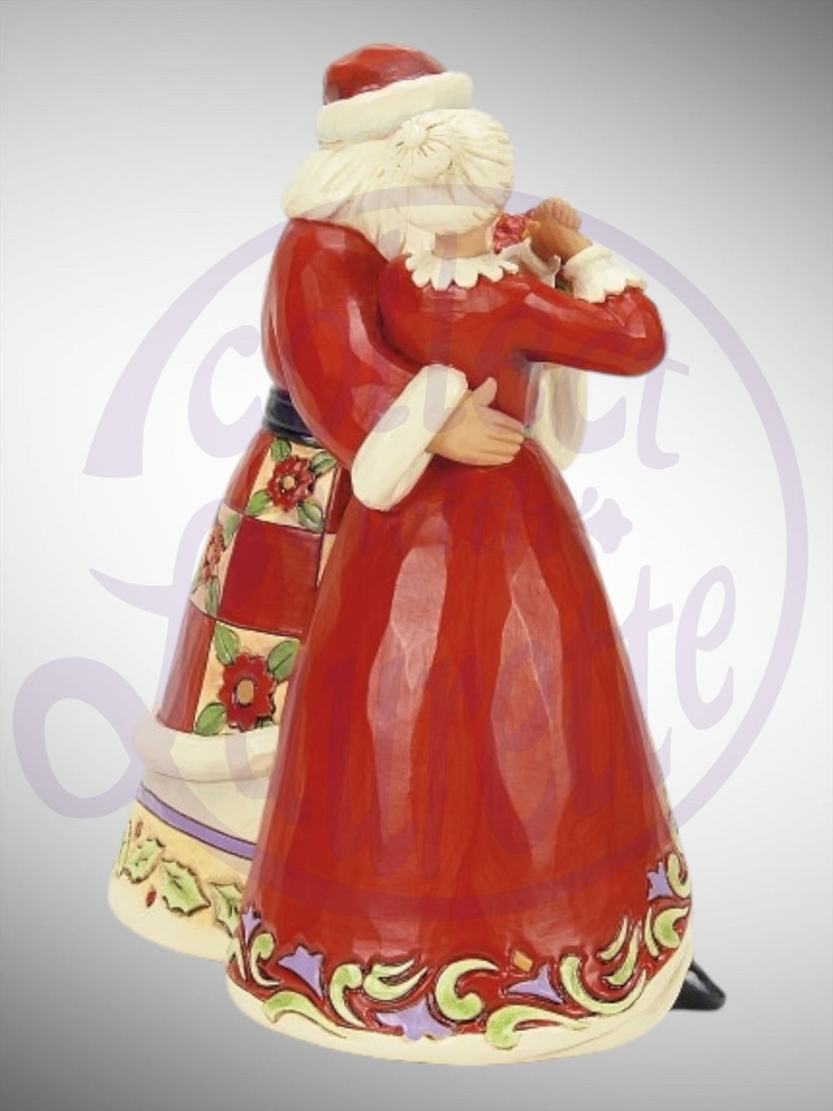 Jim Shore Heartwood Creek - Holiday Dance Santa and Mrs. Claus Figurine