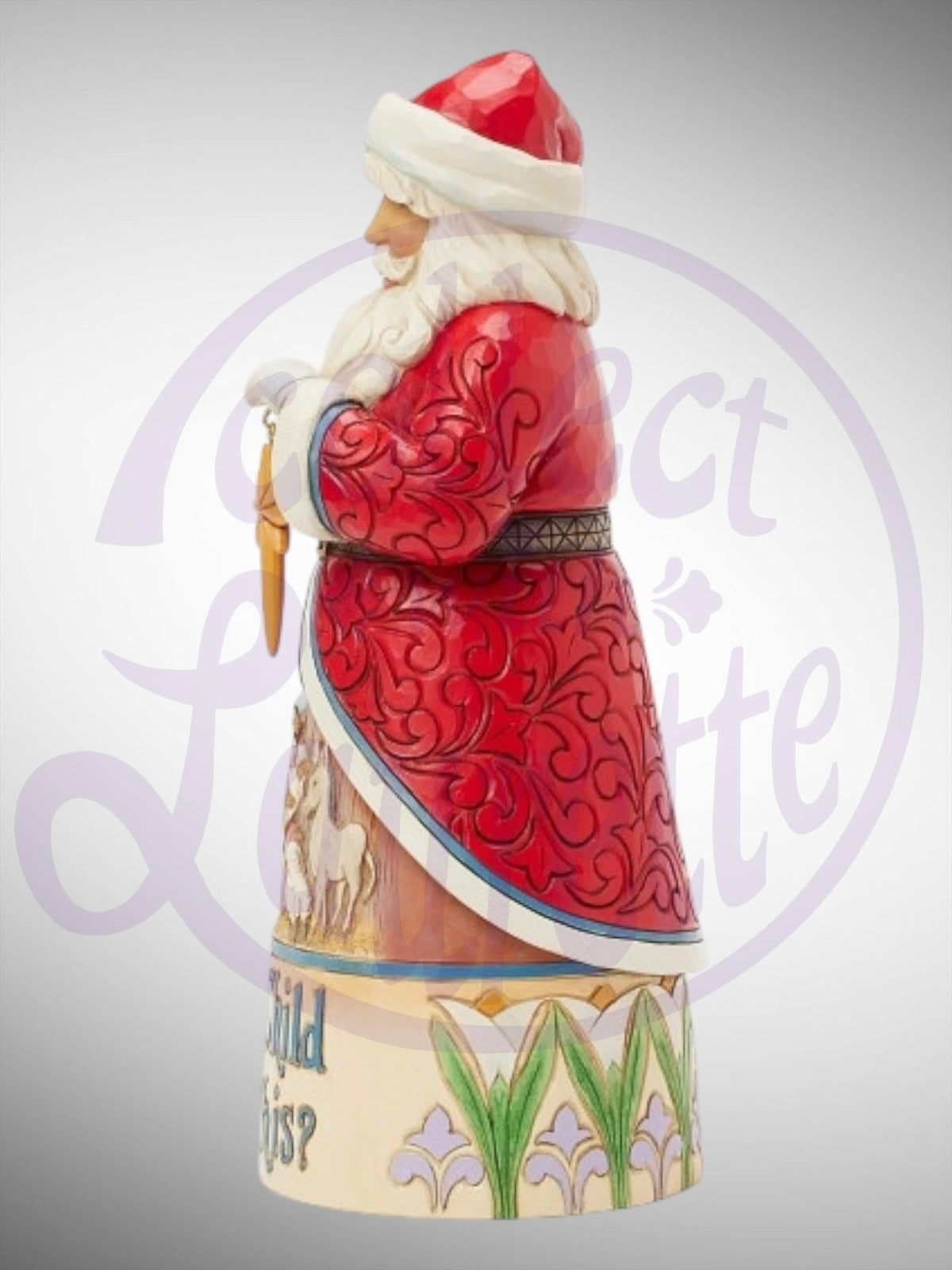 Jim Shore Heartwood Creek -  What Child is This Song Series Santa Figurine