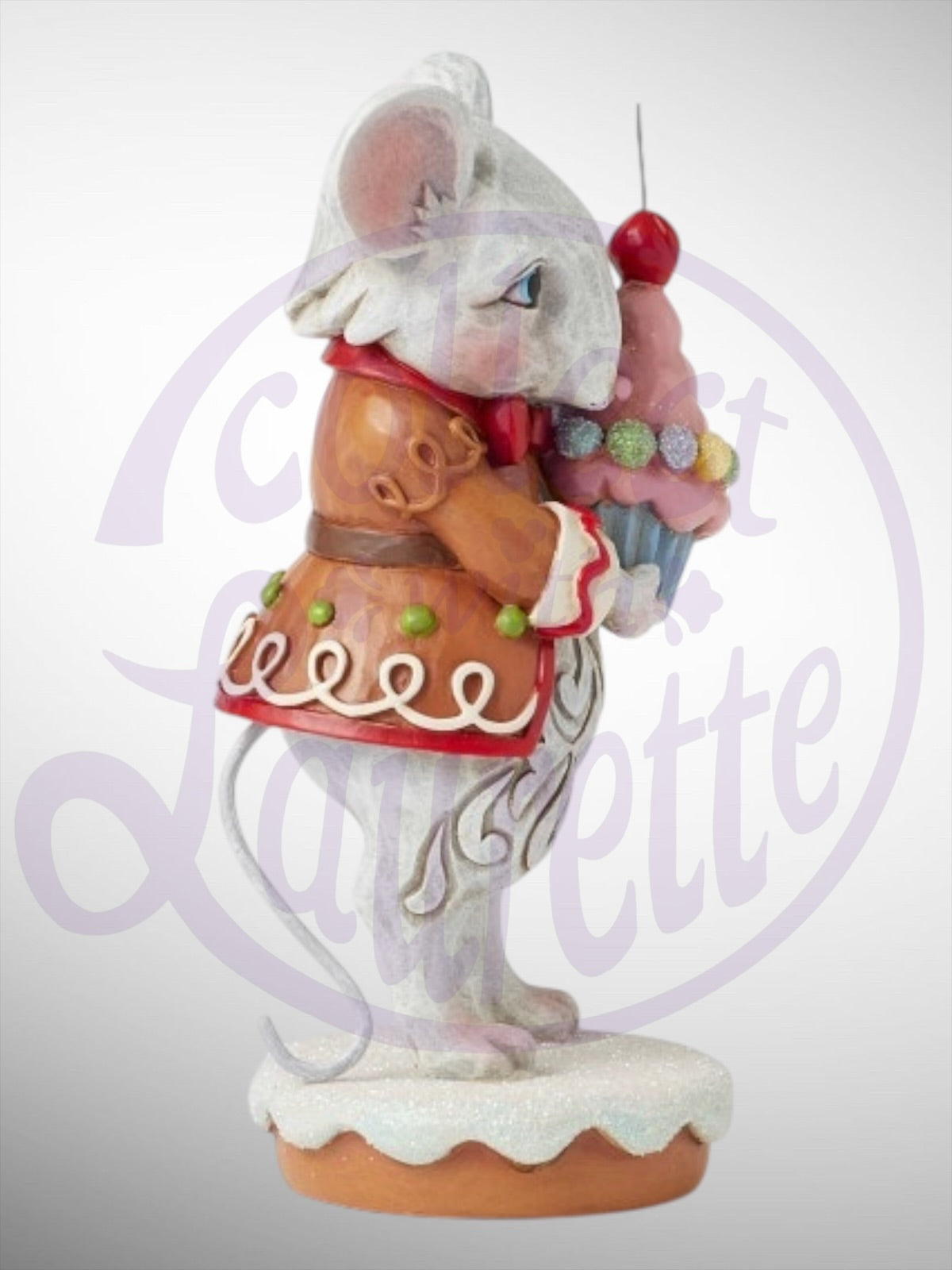 Jim Shore Gingerbread Christmas - Homemade Happiness Mouse Boy Figurine