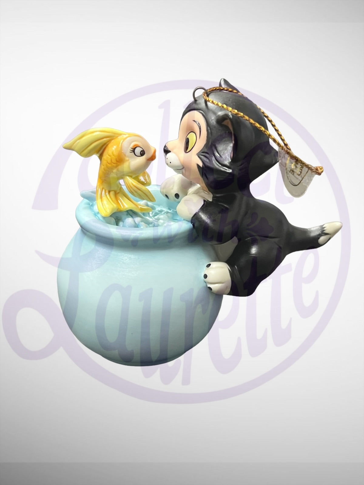 Walt Disney Classics Collection - WDCC Purrfect Kiss Figaro Cleo Pinocchio Ornament Figurine