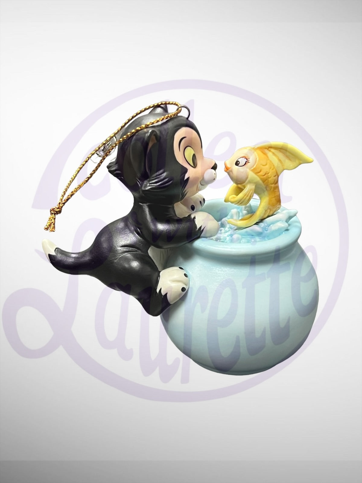 Walt Disney Classics Collection - WDCC Purrfect Kiss Figaro Cleo Pinocchio Ornament Figurine