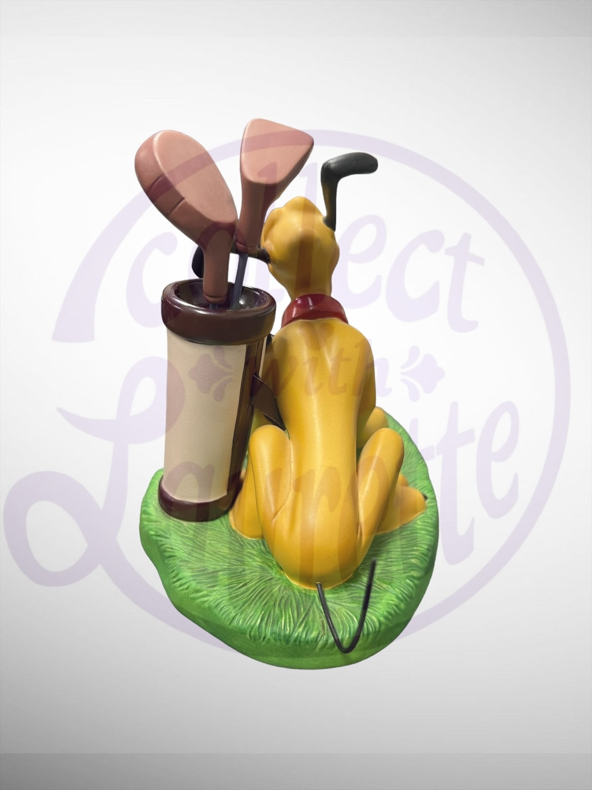Walt Disney Classics Collection - WDCC A Golfer's Best Friend Pluto Canine Caddy Figurine (No Box)