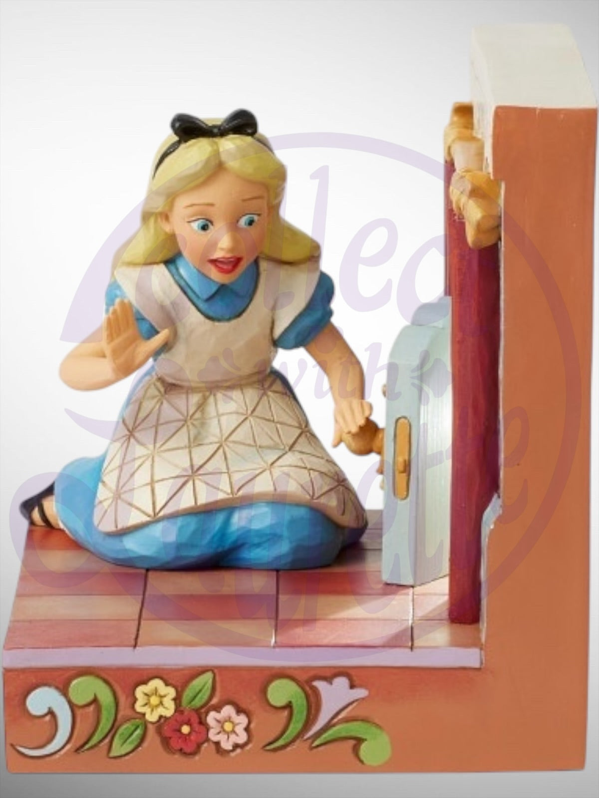 Jim Shore Disney Traditions -  Curiouser and Curiouser Alice in Wonderland Figurine