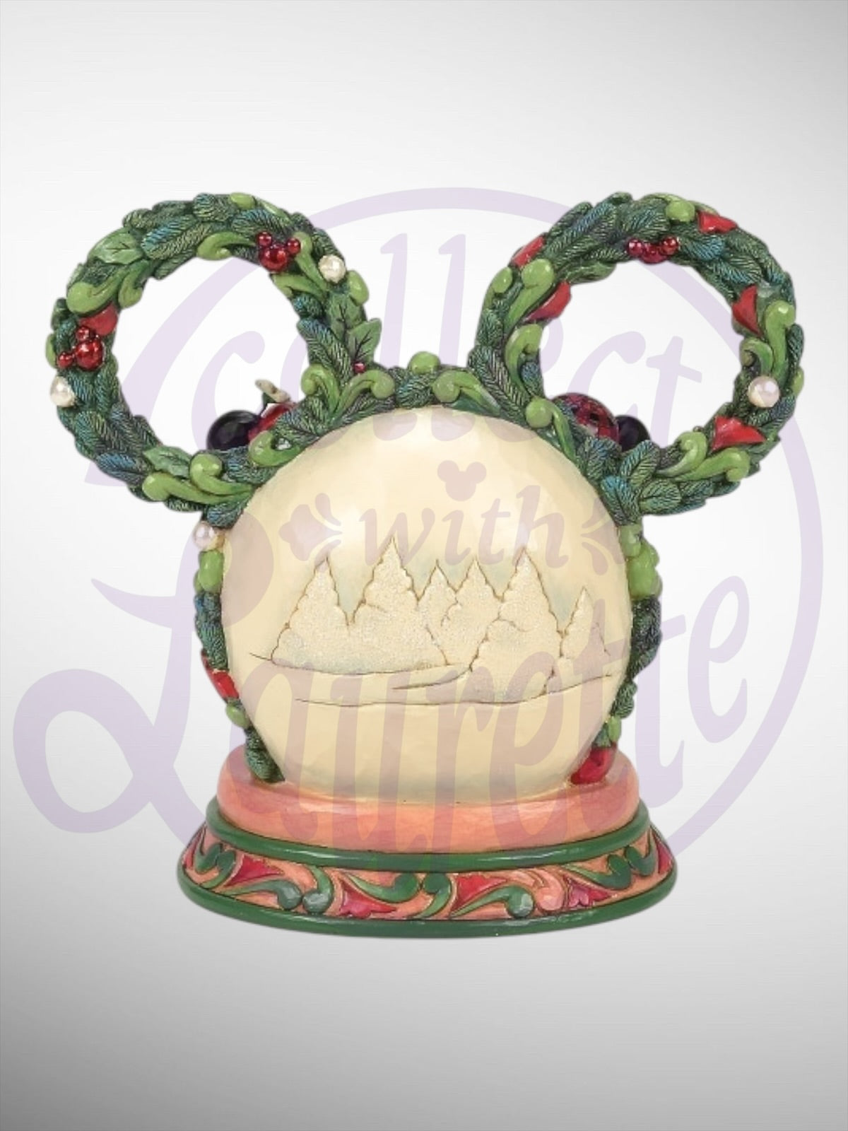 Jim Shore Disney Traditions -  Magical Winter Moments Mickey Minnie LED Figurine