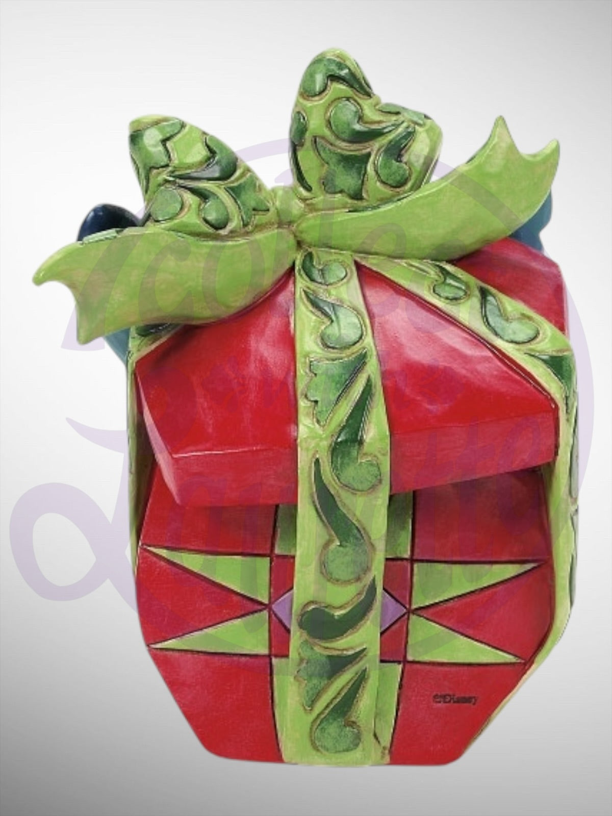 Jim Shore Disney Traditions -  Holiday Mischief Stitch Christmas Figurine