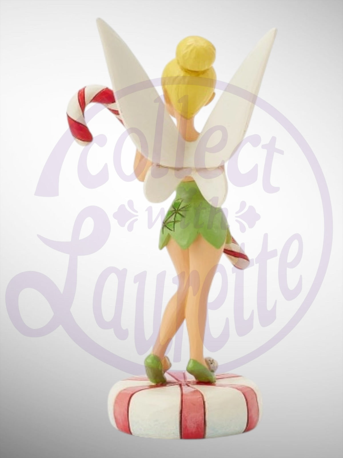 Jim Shore Disney Traditions -  Peppermint Pixie TinkerBell Candy Cane Christmas Figurine