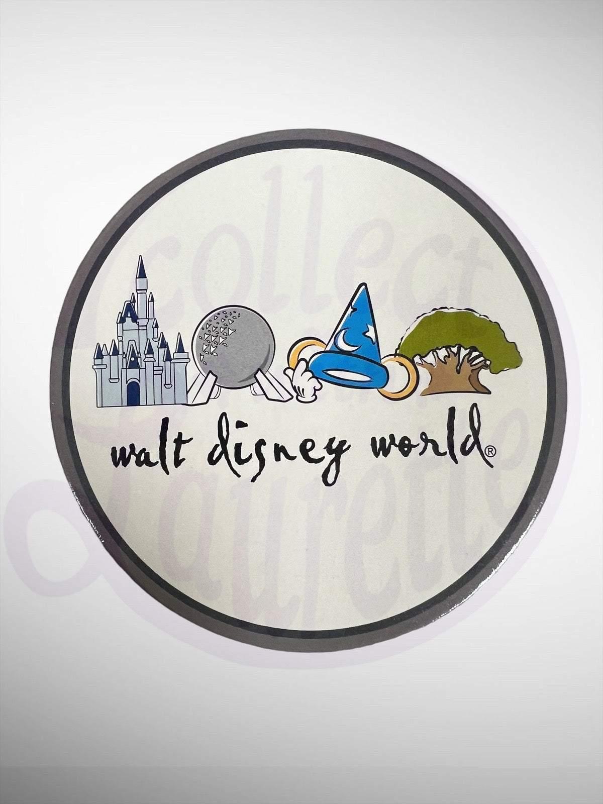 Disney at Home - Beverage Charms & Coasters Set of 6 Walt Disney World Parks