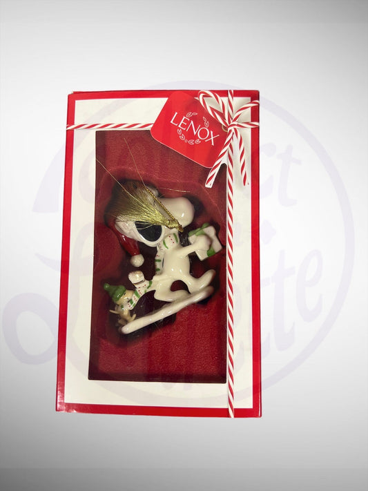 Lenox Ornament - Peanuts Snoopy's Holiday Gift