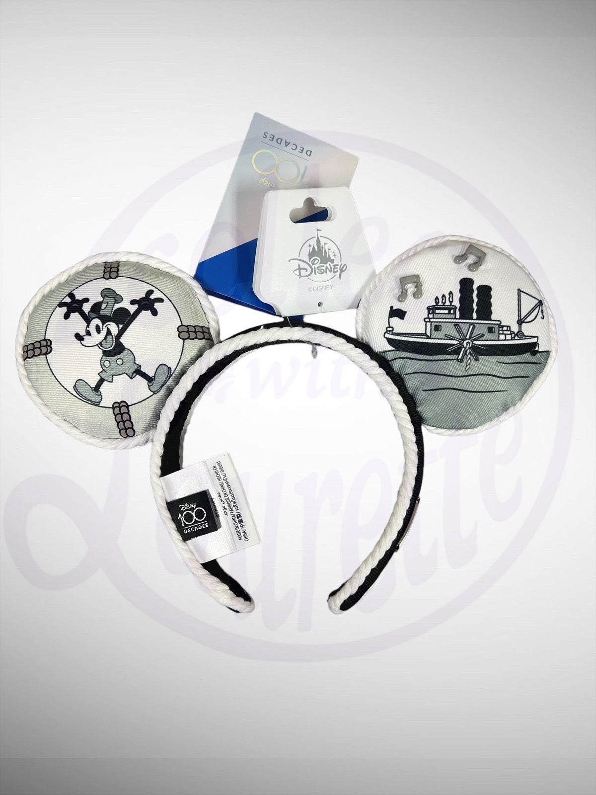 Disney Parks Ear Headband - Disney 100 Decades 1920s Steamboat Willie