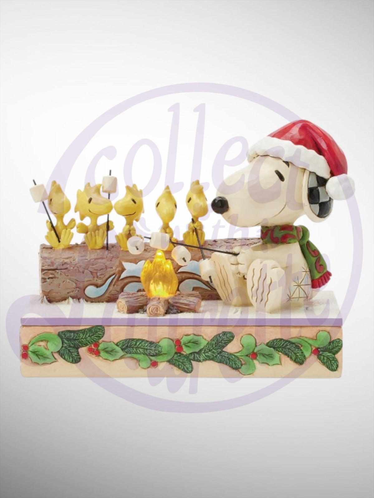 Jim Shore Peanuts - Campfire Companions Snoopy Woodstock Figurine
