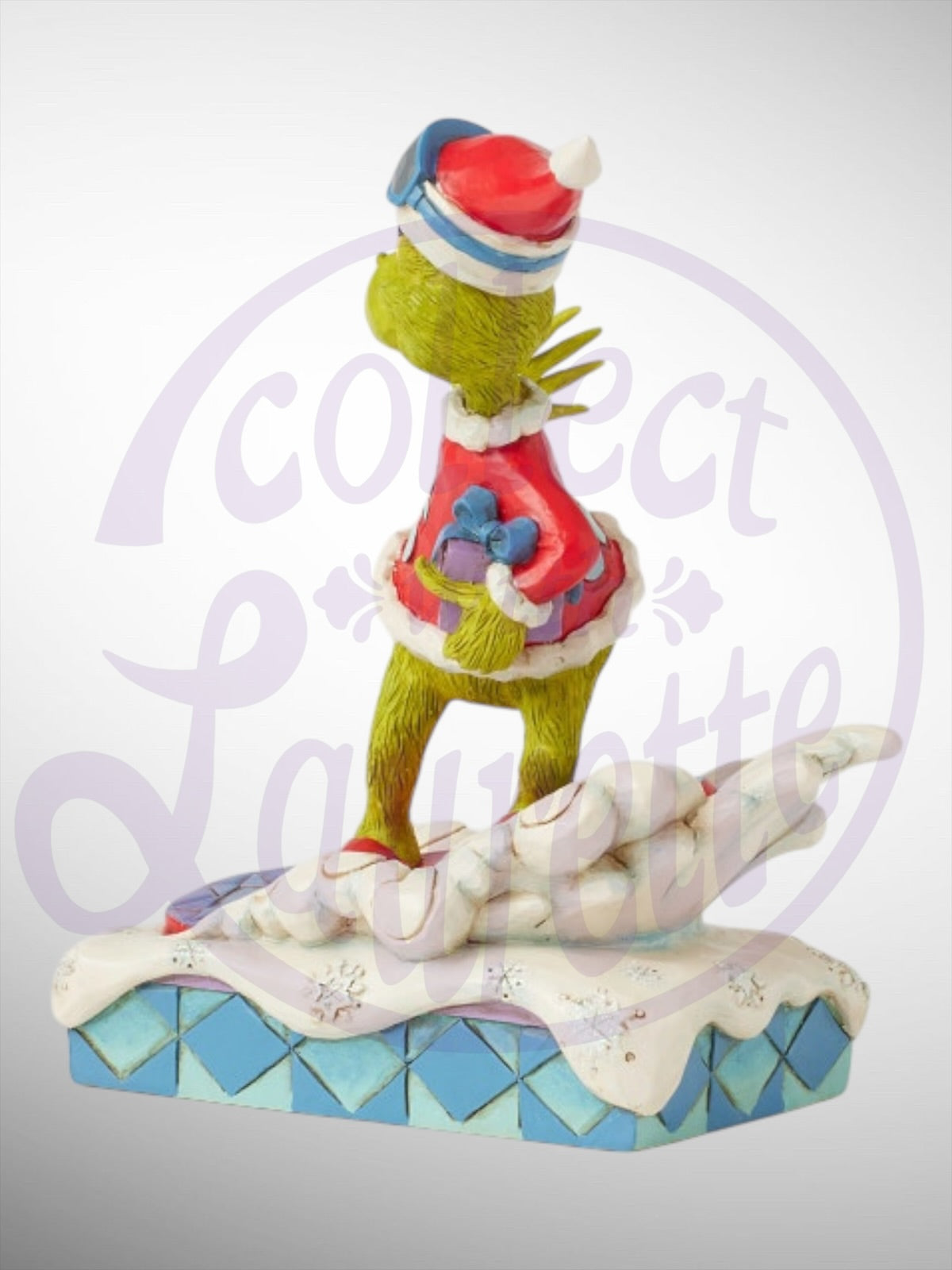 Jim Shore Dr. Seuss The Grinch - Grinch Snowboarding Figurine